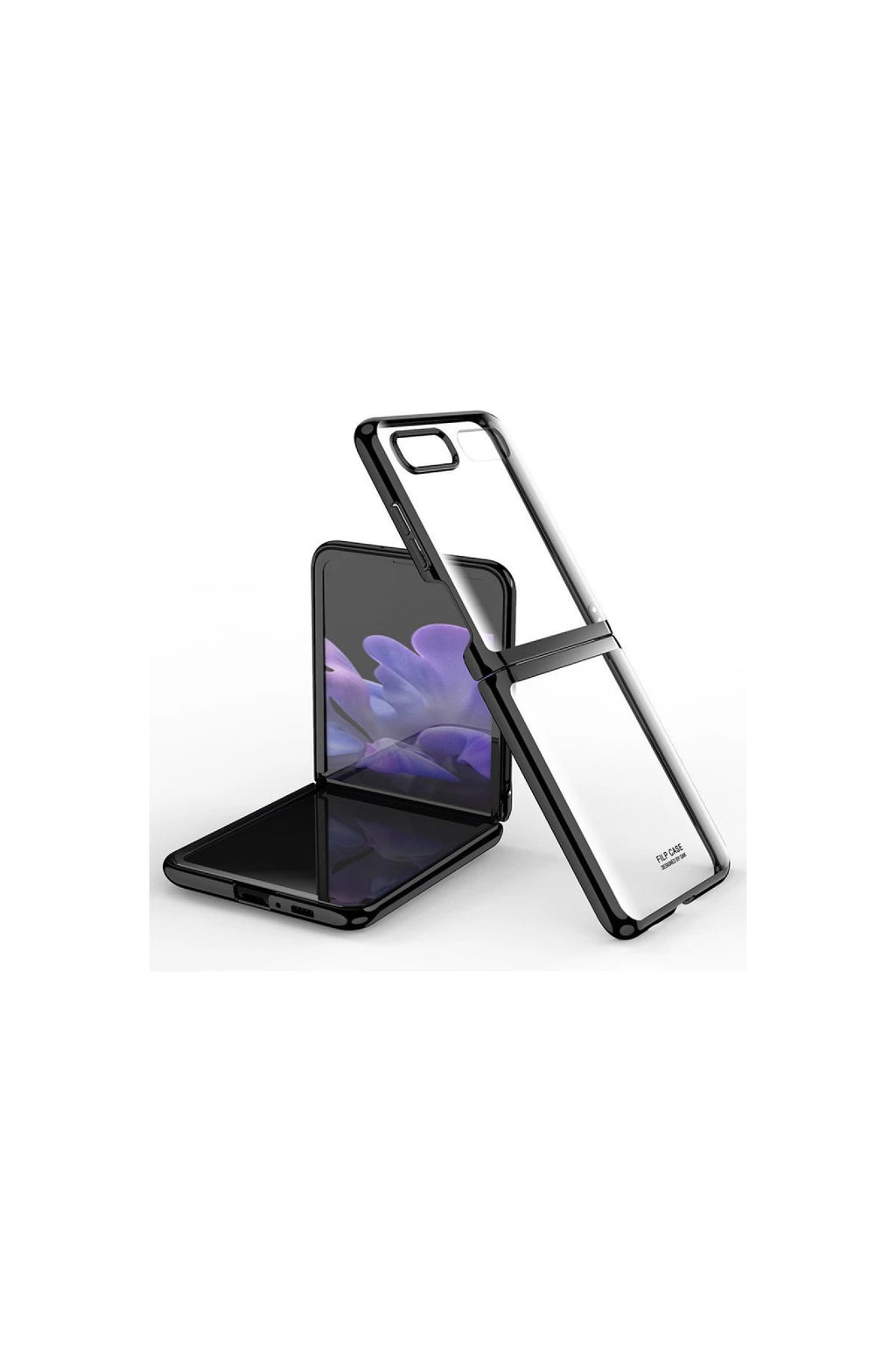 Samsung Galaxy Z Flip 4 Kılıf Fold Element Kapak - Siyah