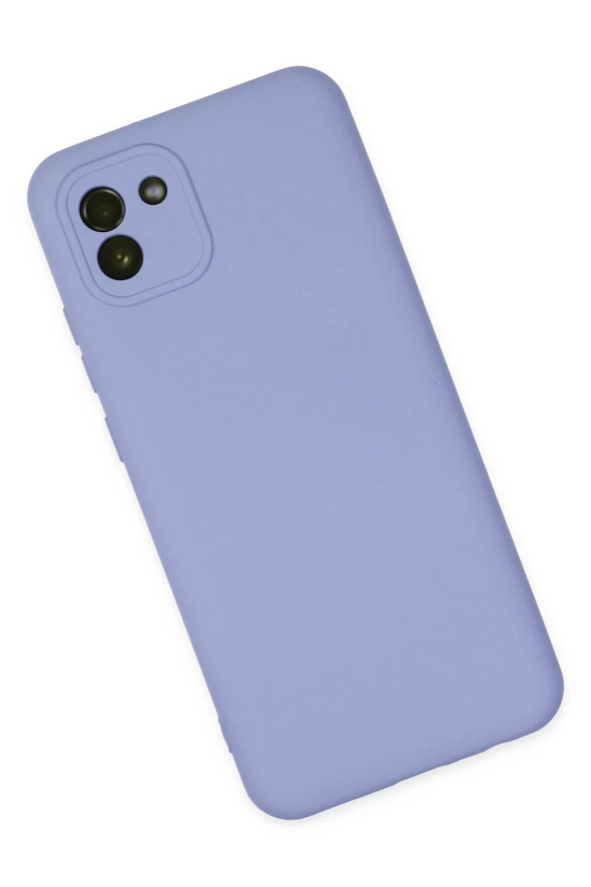 Samsung Galaxy A03 Uyumlu Kılıf Nano içi Kadife Silikon - Lila