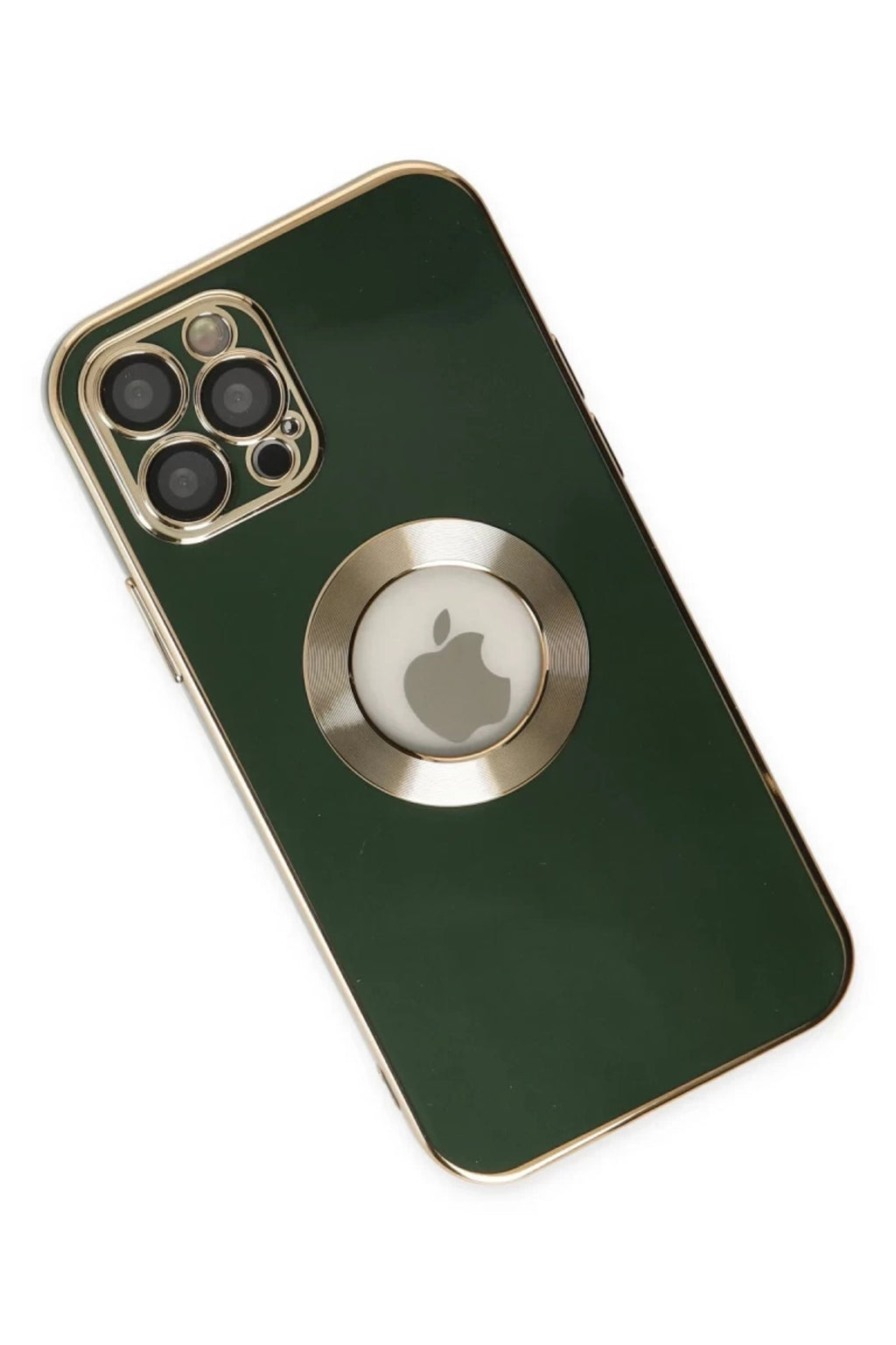 Apple iPhone 12 Pro Max Uyumlu Kılıf Store Silikon - Yeşil