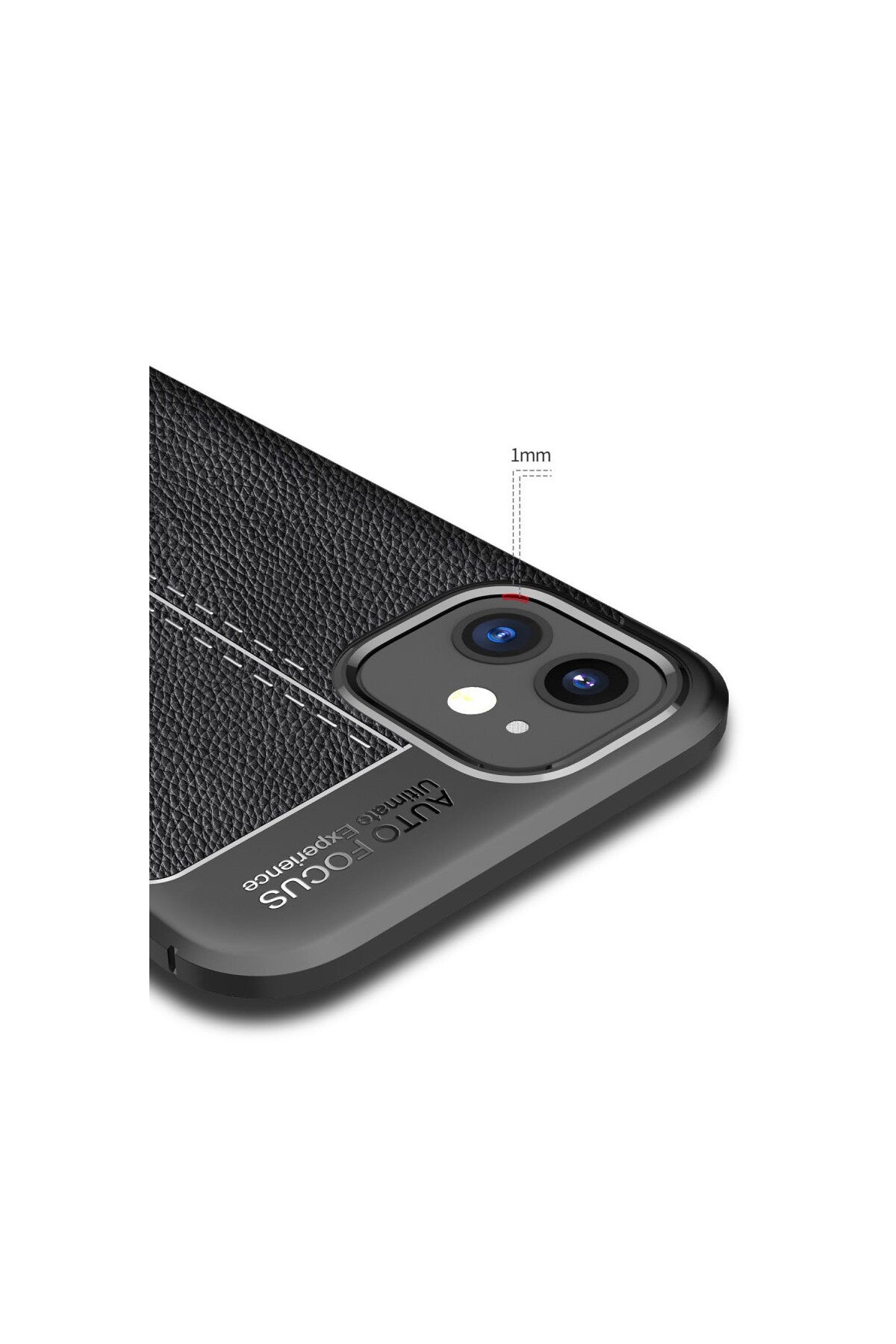 Apple iPhone 12 Mini Uyumlu Kılıf Auto Focus Kapak - Kırmızı