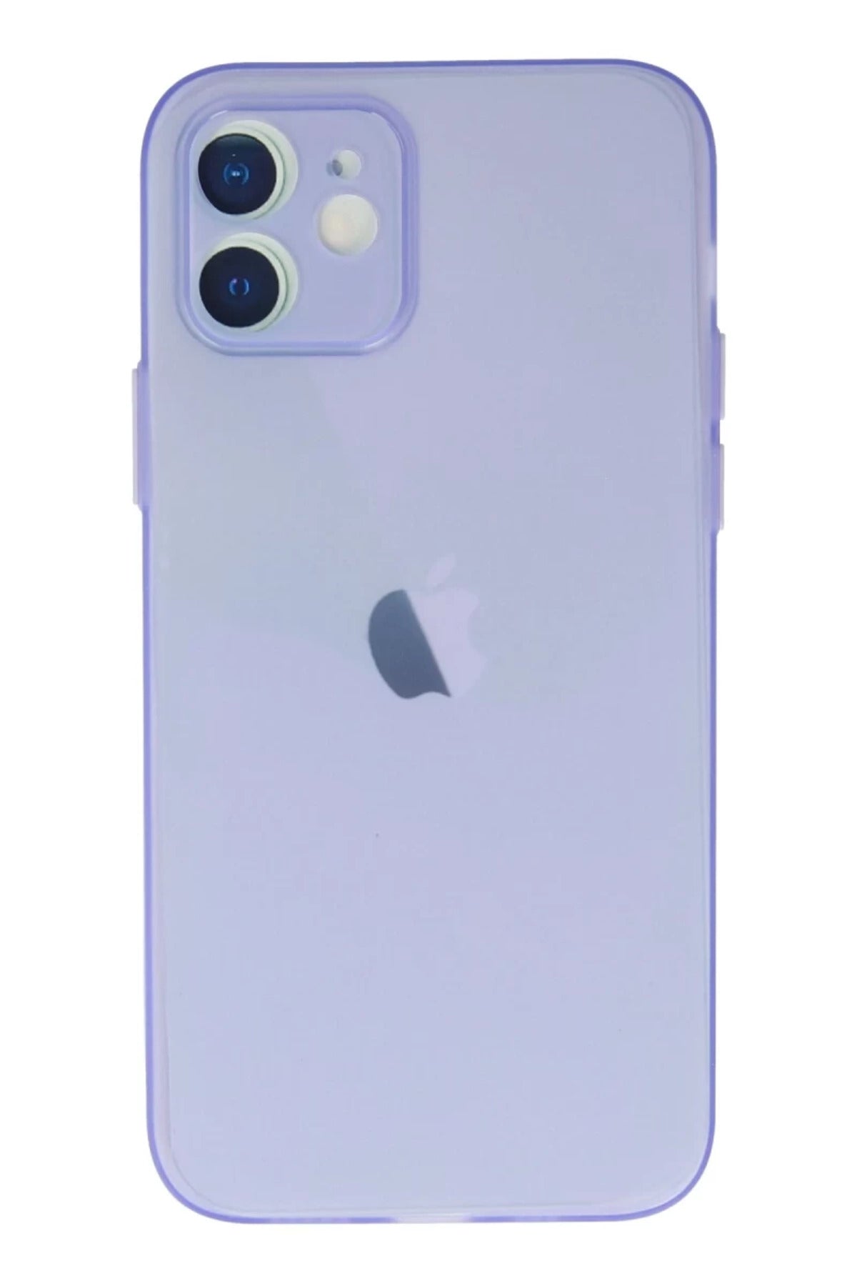 Apple iPhone 12 Uyumlu Kılıf Puma Silikon - Mor