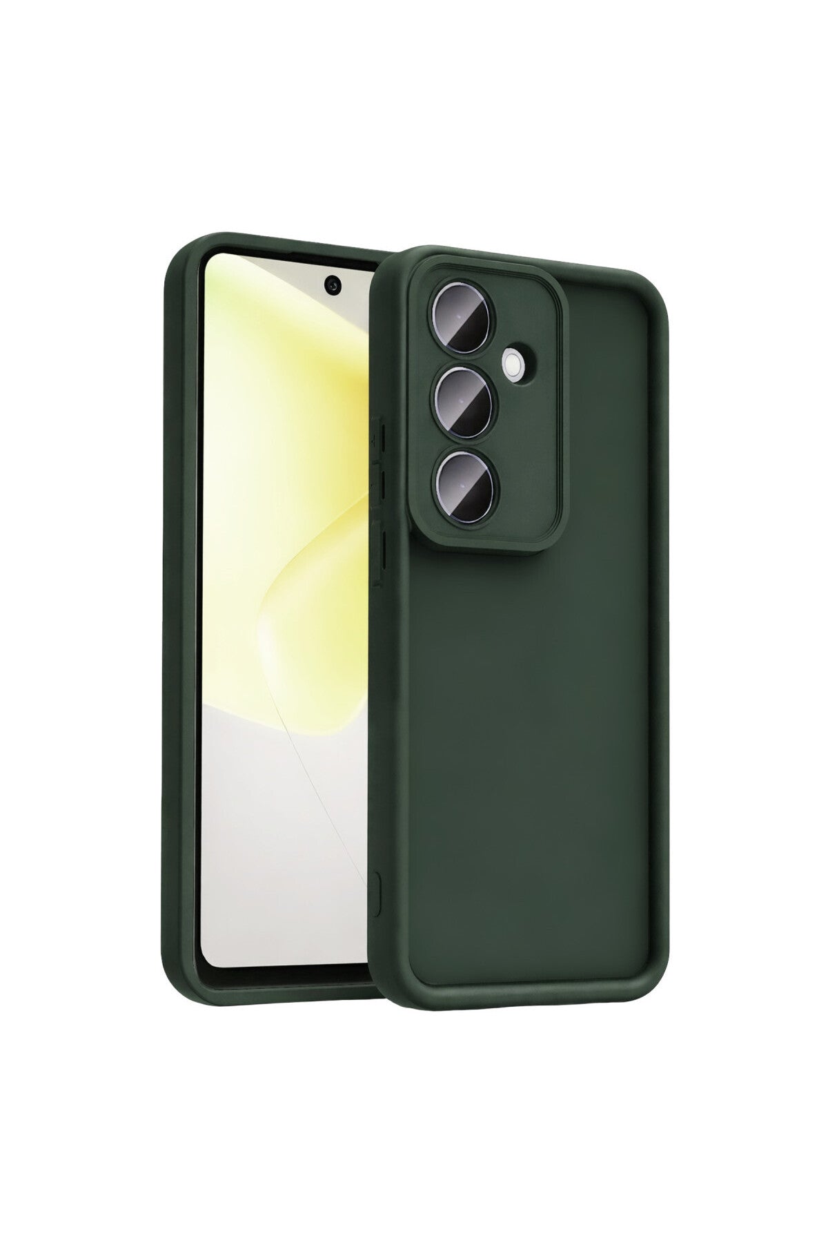 Samsung Galaxy A37 5G Uyumlu Viera Silikon - Koyu Yeşil