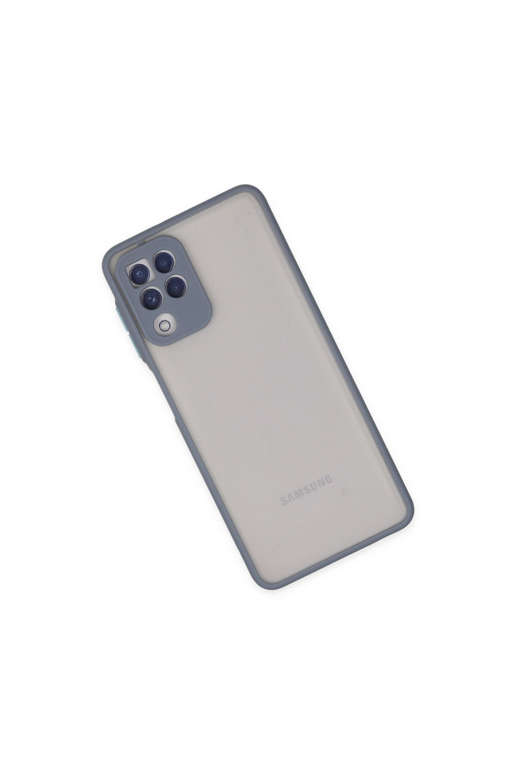 Samsung Galaxy A22 Uyumlu Kılıf Montreal Silikon Kapak - Gri