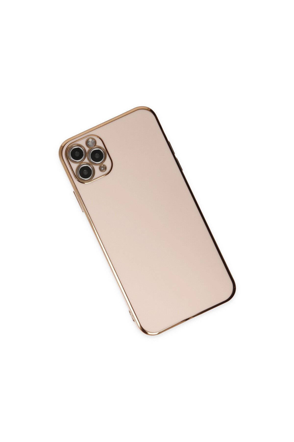 Apple iPhone 11 Pro Max Uyumlu Kılıf Volet Silikon - Pembe