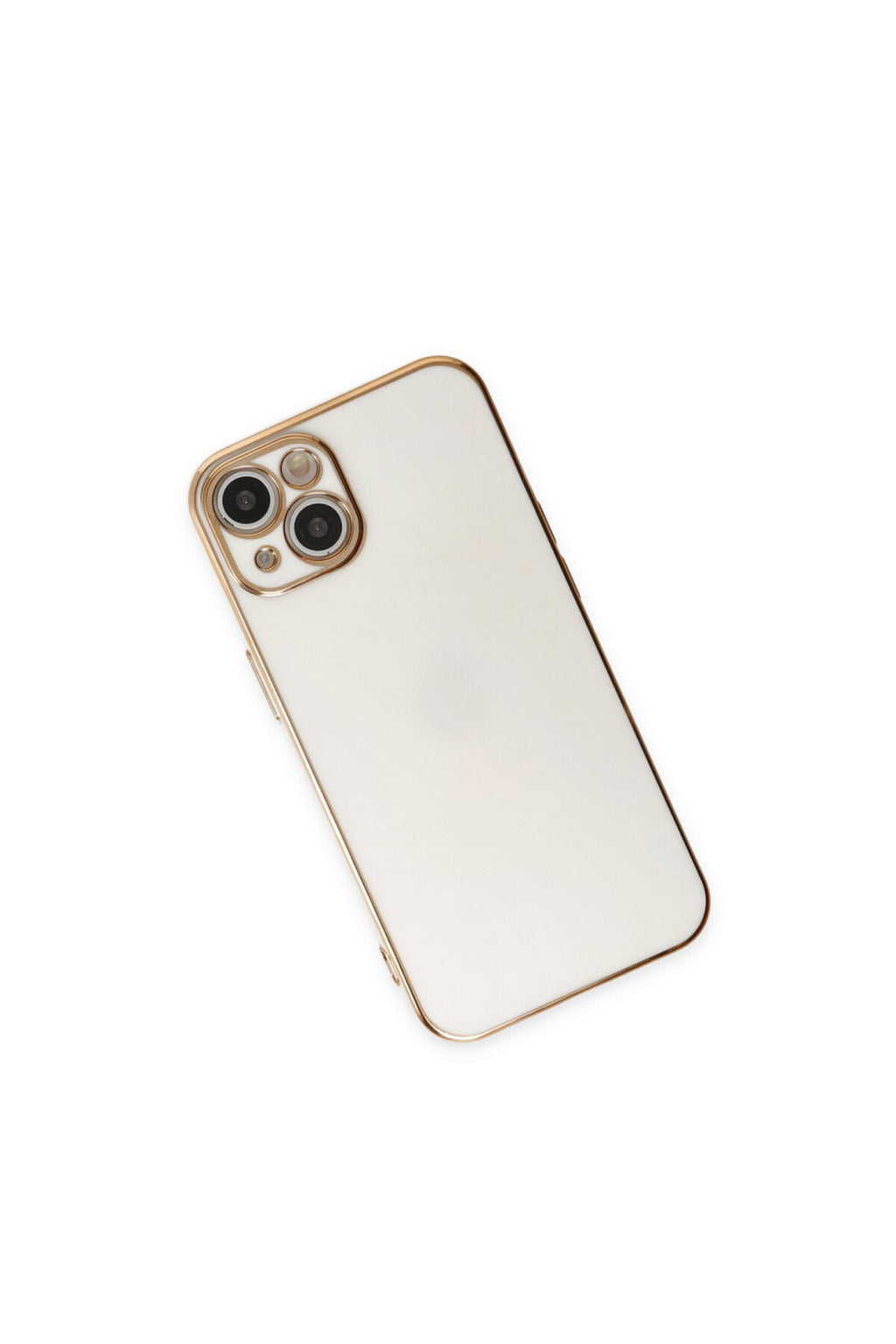 Apple iPhone 15 Uyumlu Kılıf Volet Silikon - Beyaz
