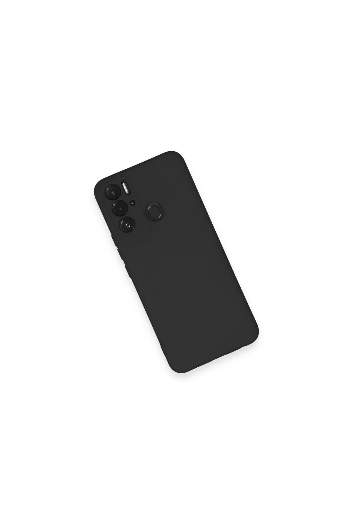 Tecno Pova Neo Kılıf Nano içi Kadife Silikon - Siyah