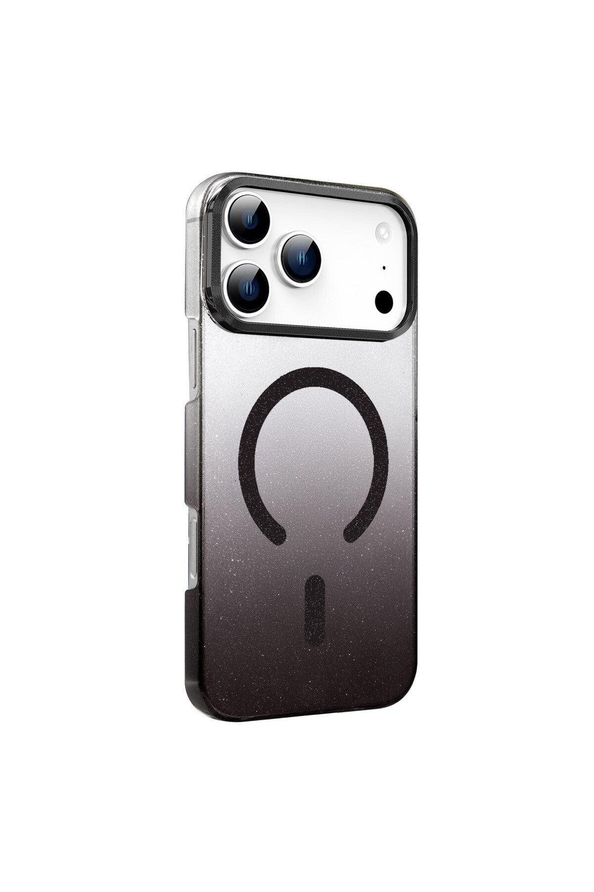 Apple iPhone 17 Pro Max Uyumlu Glossy Magsafe Kapak - Siyah