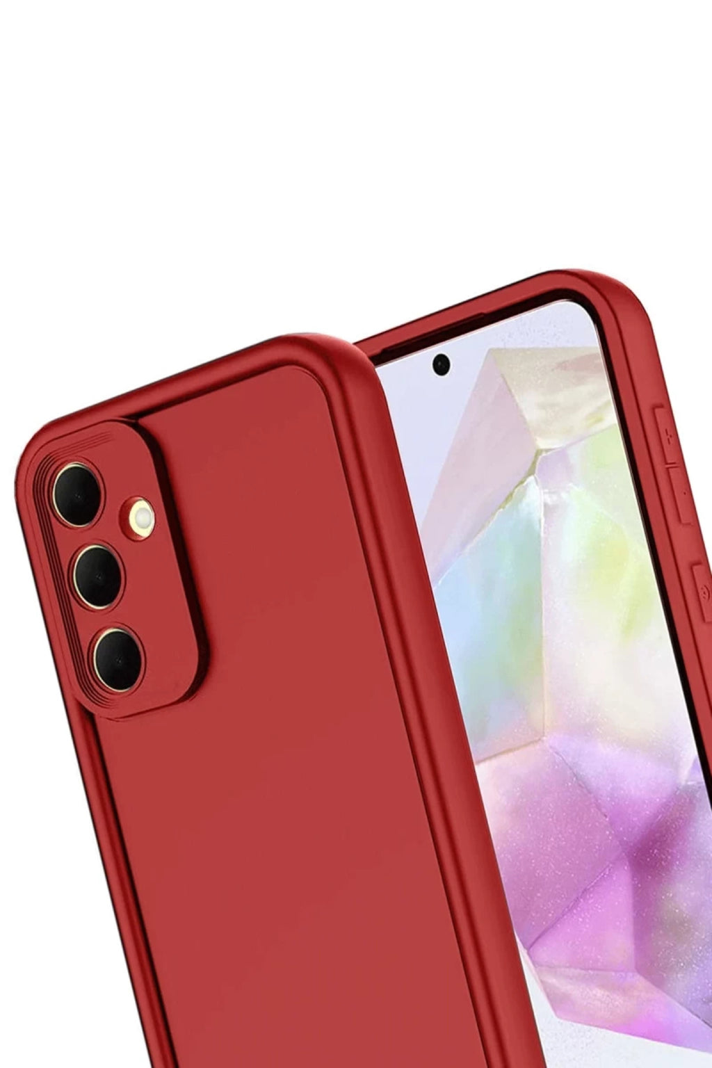 Samsung Galaxy A17 5G Uyumlu Viera Silikon - Kırmızı