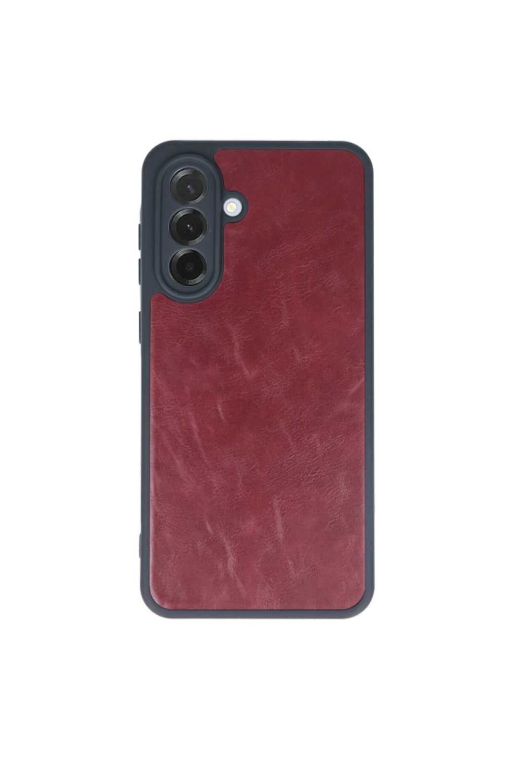 Samsung Galaxy A35 5G Uyumlu Kılıf Aras Deri Kapak - Bordo