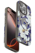 Onegif Apple iPhone 14 Pro Uyumlu Flower Series Magsafe Kapak - Gri