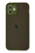 Apple iPhone 12 Mini Uyumlu Kılıf Montreal Silikon Kapak - Açık Yeşil