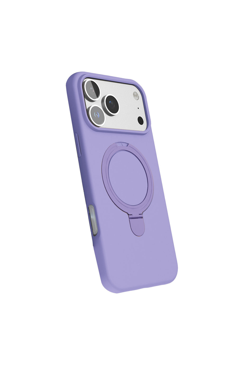Apple iPhone 17 Pro Max Uyumlu Regal Magsafe Standlı Kapak - Lila