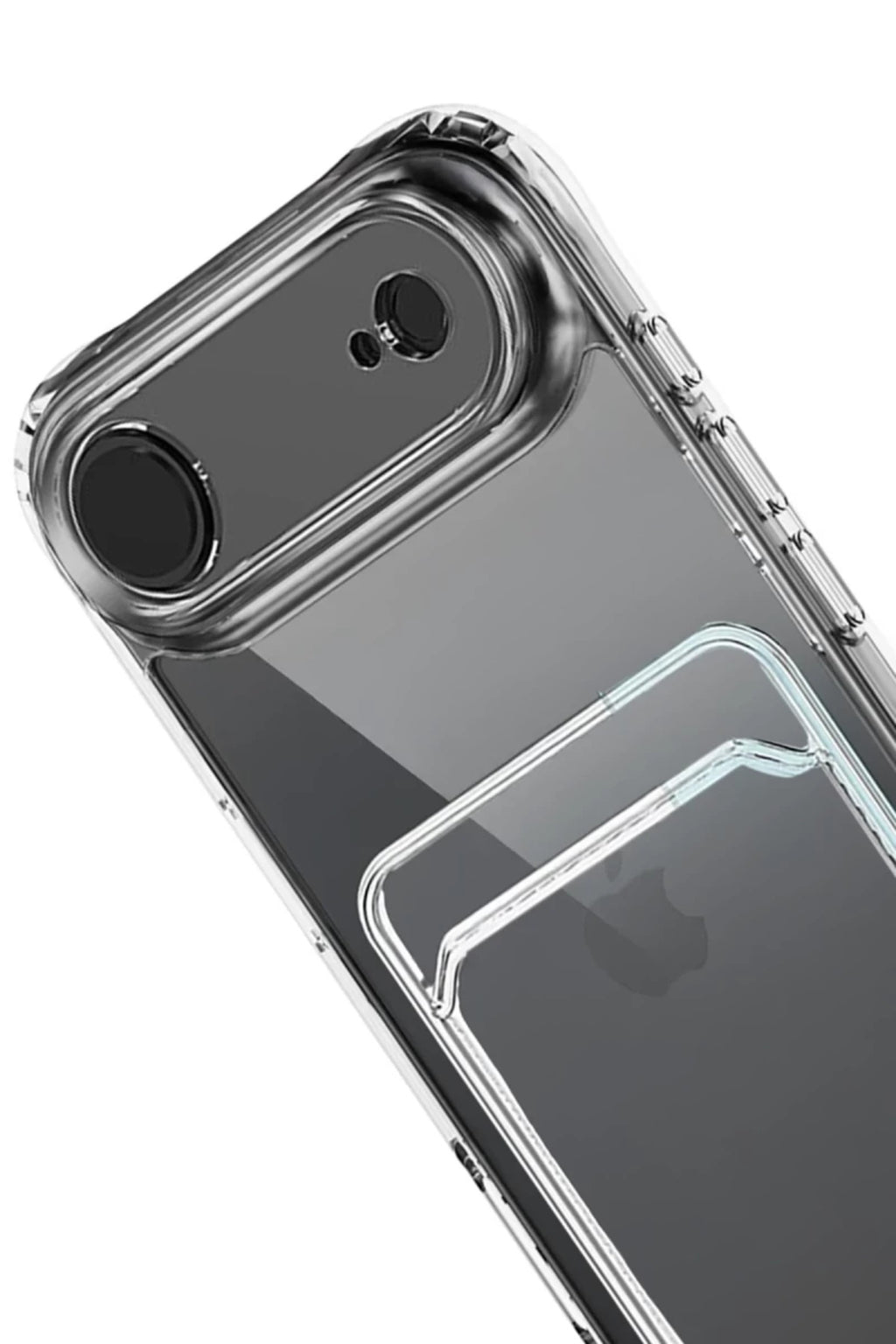 Apple iPhone 17 Air Uyumlu Kart Şeffaf Silikon - Şeffaf