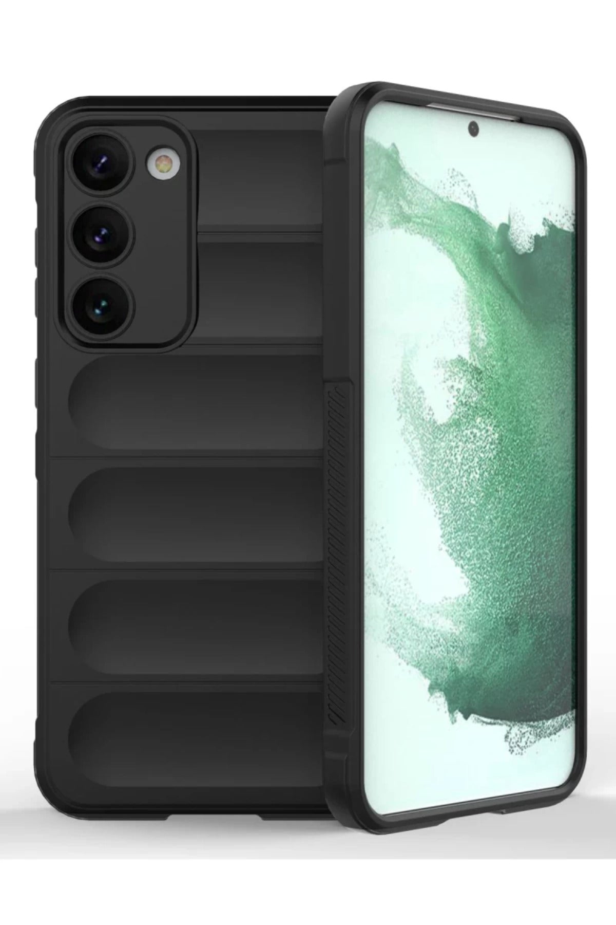 Samsung Galaxy S23 Plus Uyumlu Kılıf Optimum Silikon - Siyah