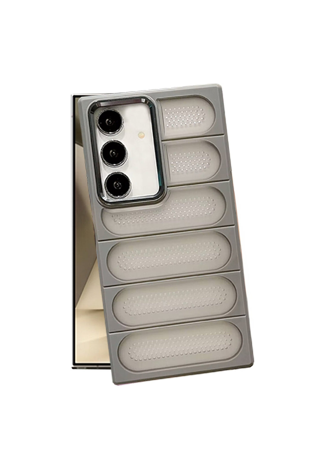 Samsung Galaxy S24 Uyumlu Kılıf Airmax Silikon Kapak - Titan Gri