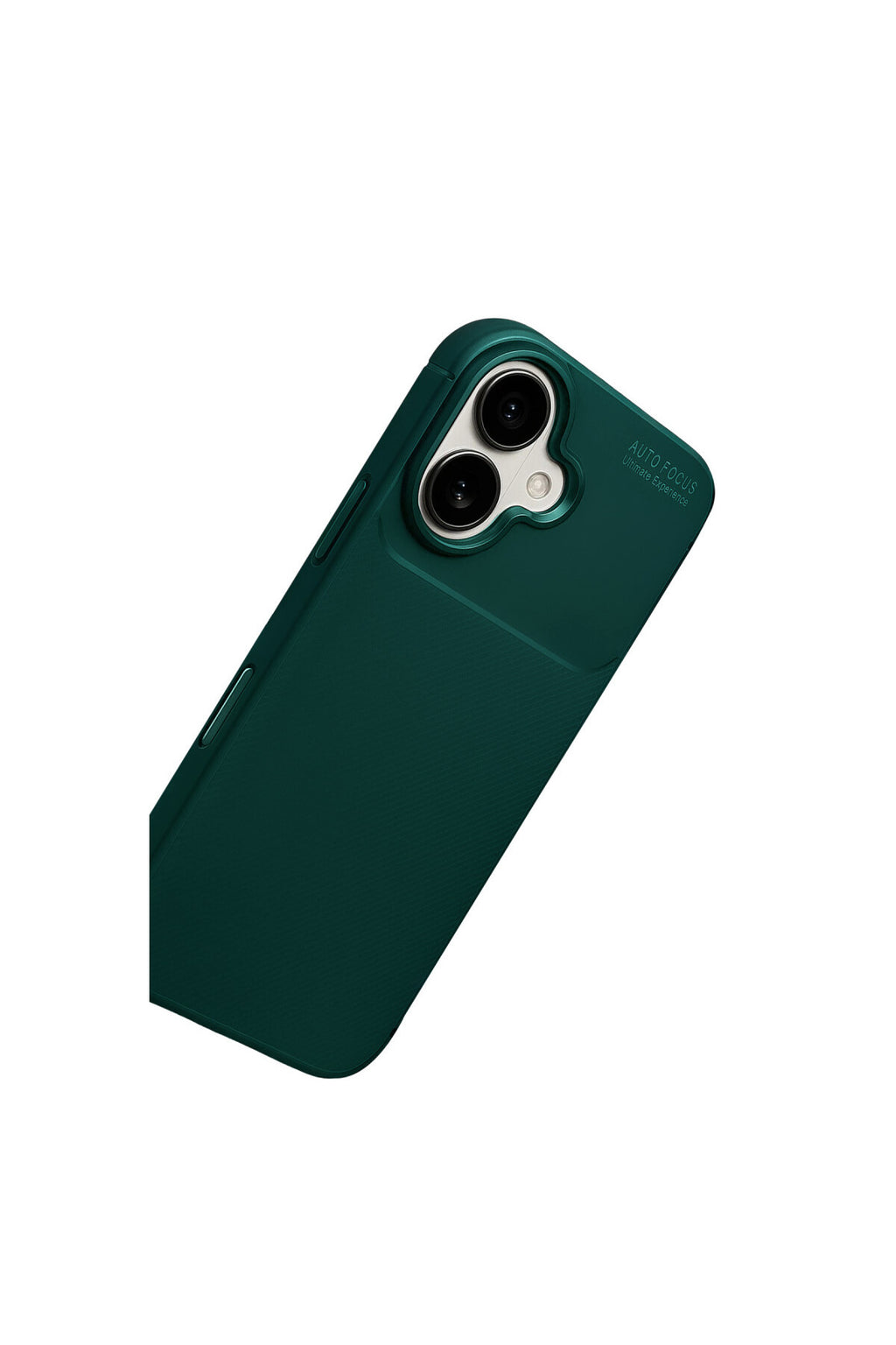 Apple iPhone 17 Uyumlu Auto Focus Karbon Kapak - Koyu Yeşil