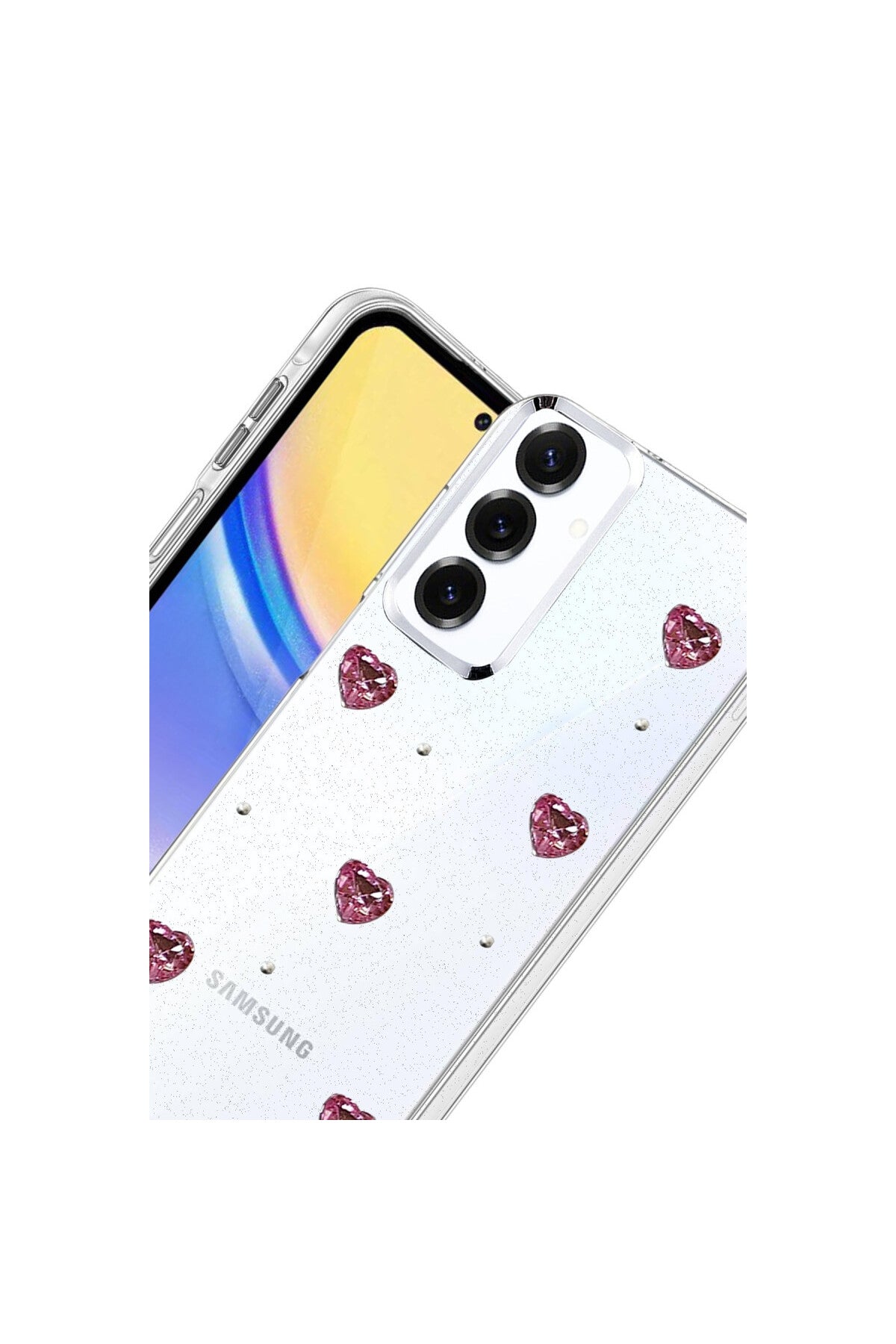 Samsung Galaxy S25 Uyumlu Fiyonk Desenli Kapak - Desen 3