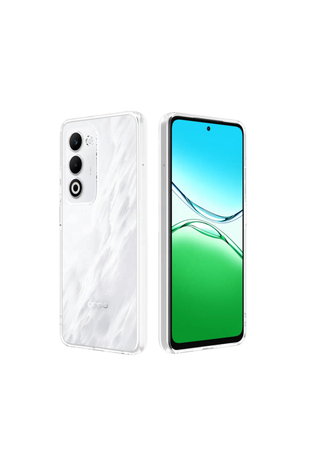 Oppo A5 4G Uyumlu Lüx Şeffaf Silikon - Şeffaf