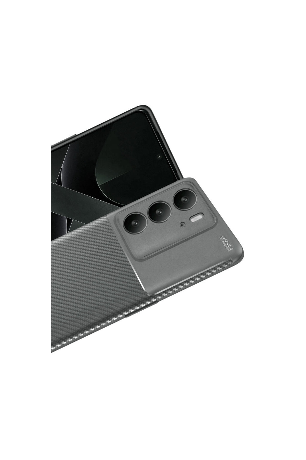 Realme C75 4G Uyumlu Auto Focus Karbon Kapak - Gri