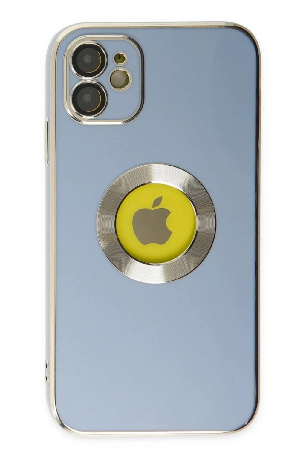 Apple iPhone 12 Uyumlu Kılıf Store Silikon - Sierra Blue