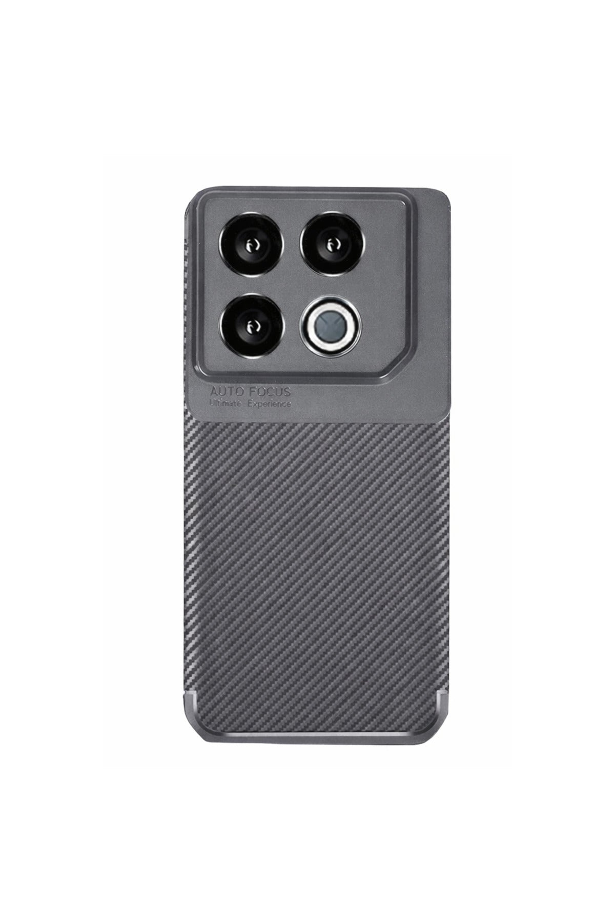 İnfinix GT 20 Pro Kılıf Auto Focus Karbon Kapak - Gri