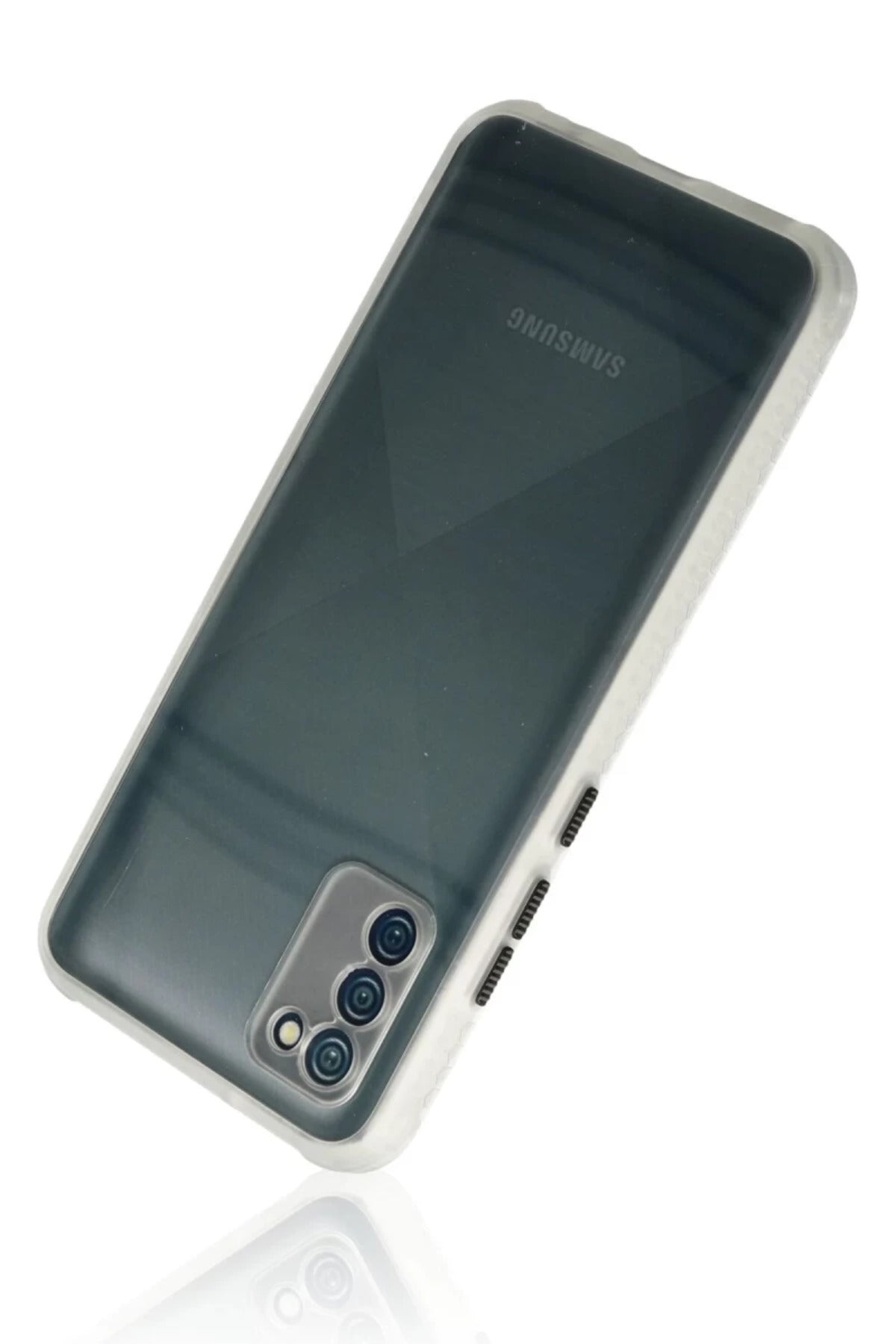 Samsung Galaxy A02S Uyumlu Kılıf Miami Şeffaf Silikon - Şeffaf