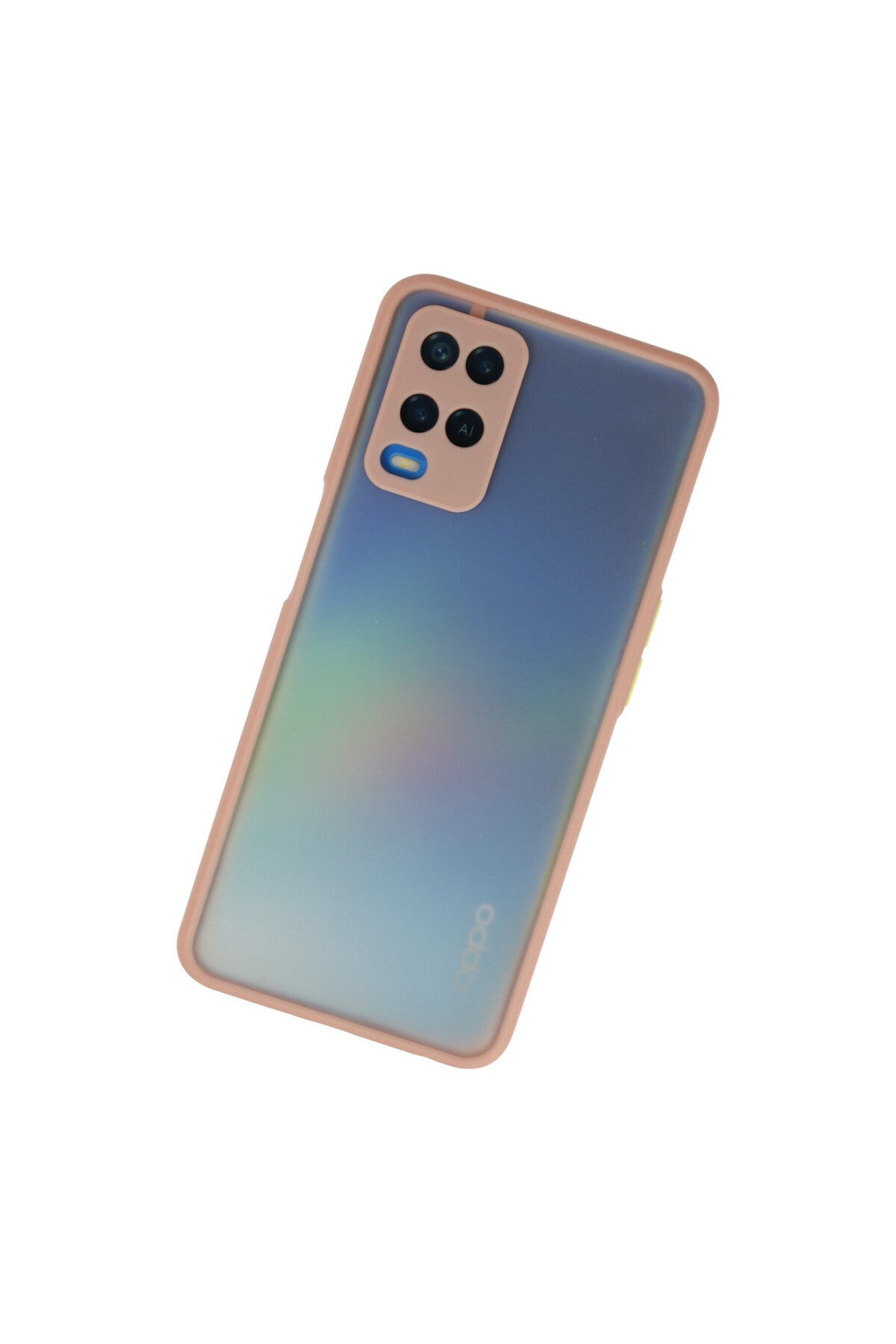 Oppo A54 4G Uyumlu Kılıf Montreal Silikon Kapak - Pembe