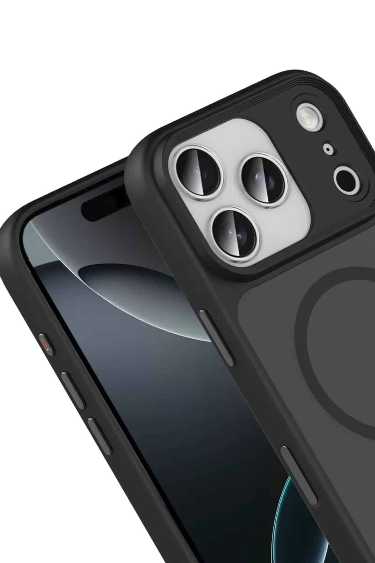 Joko Apple iPhone 17 Pro Max Uyumlu Megane Magsafe Kapak - Siyah