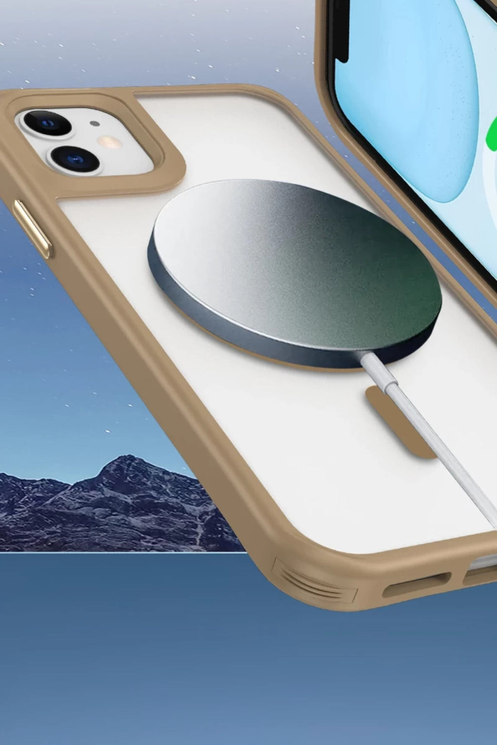 Apple iPhone 12 Uyumlu Kılıf Enka Magsafe Silikon Kılıf - Siyah