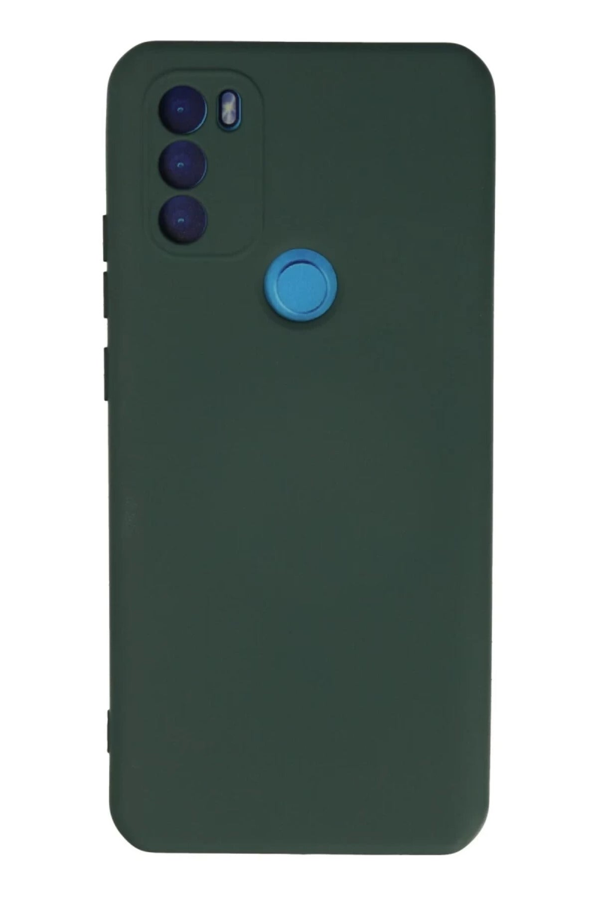 General Mobile GM 21 Plus Kılıf Nano içi Kadife Silikon - Koyu Yeşil