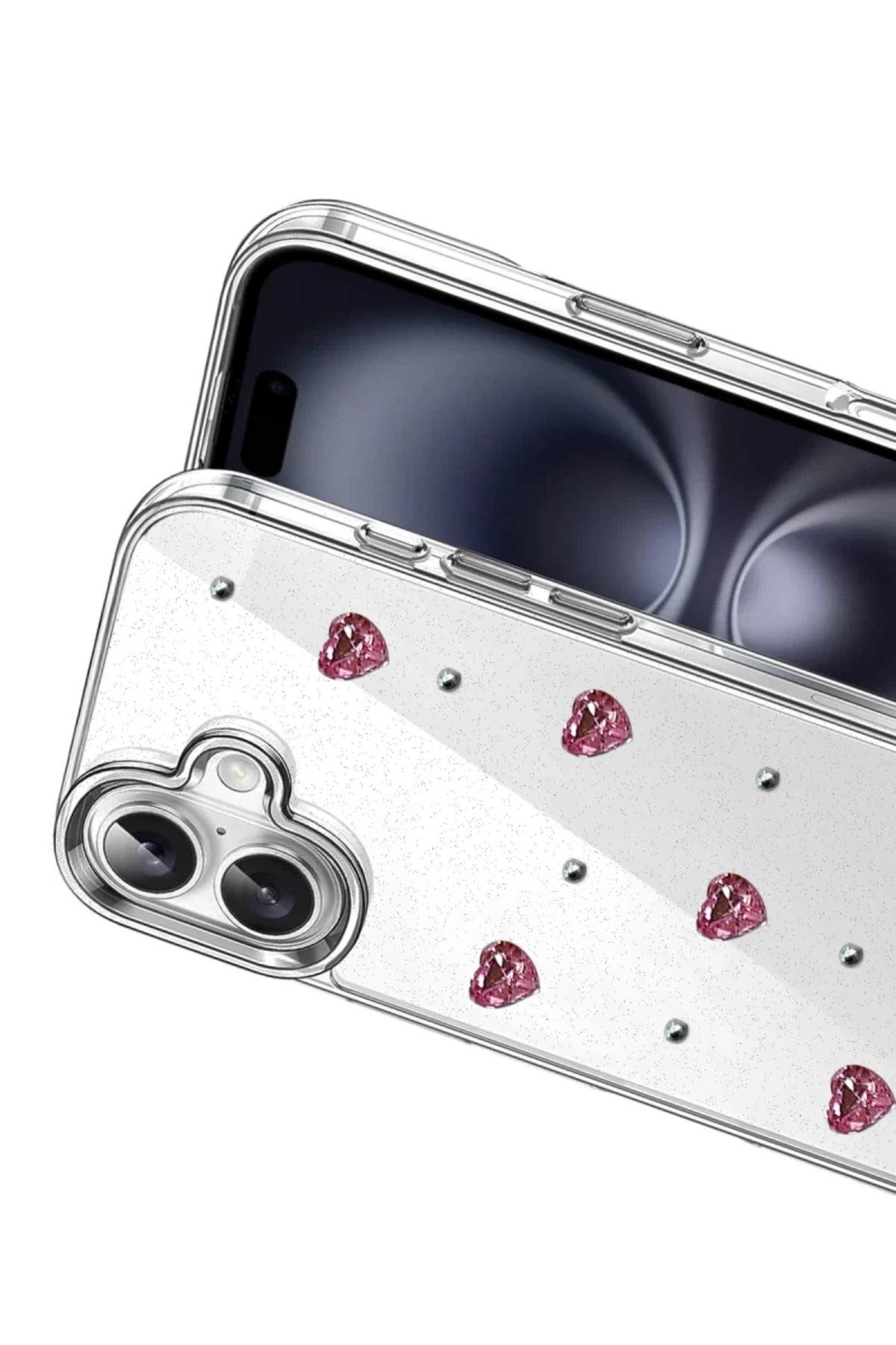 Apple iPhone 16 Uyumlu Fiyonk Desenli Kapak - Desen 3
