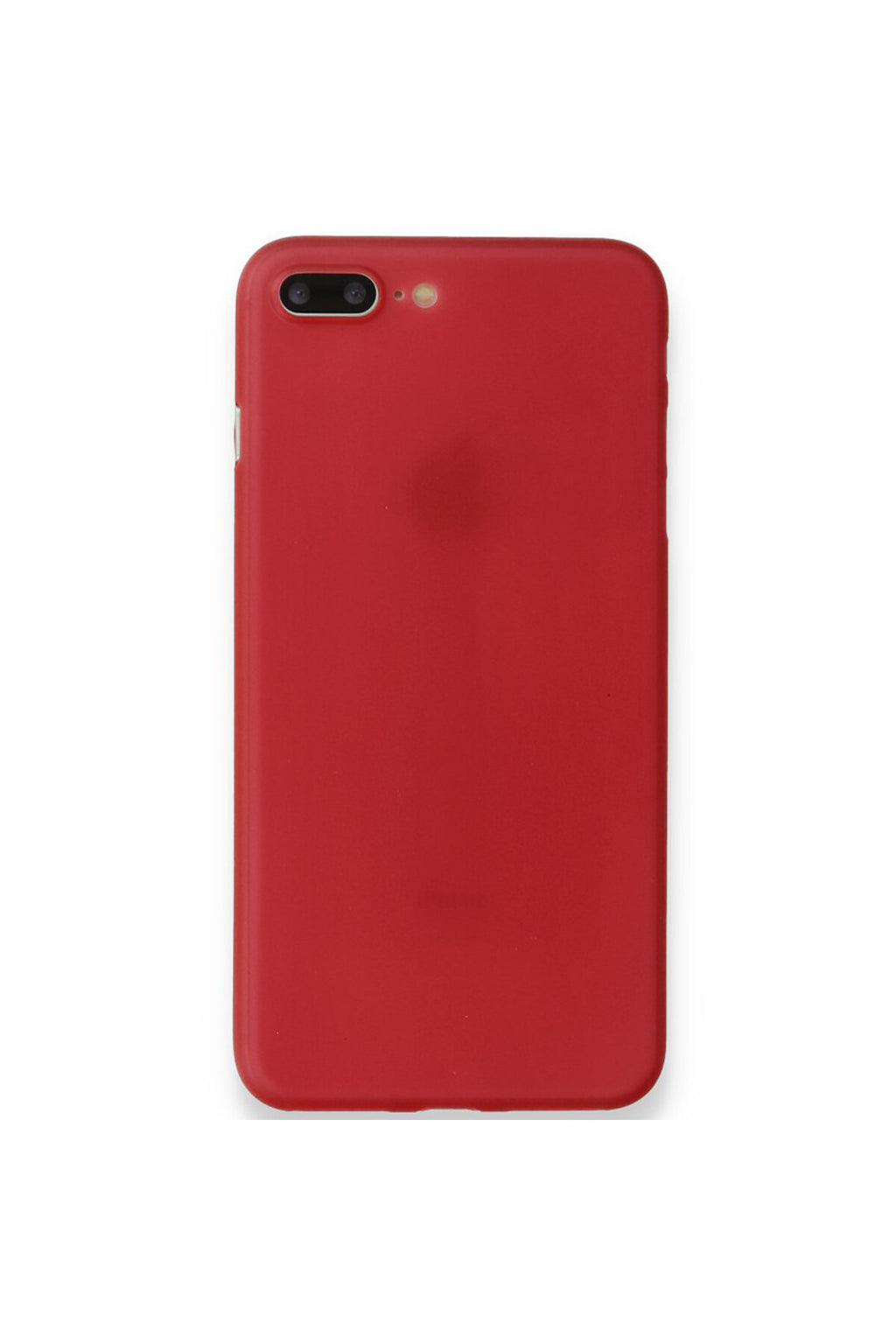 Apple iPhone 8 Plus Uyumlu Kılıf PP Ultra İnce Kapak - Kırmızı