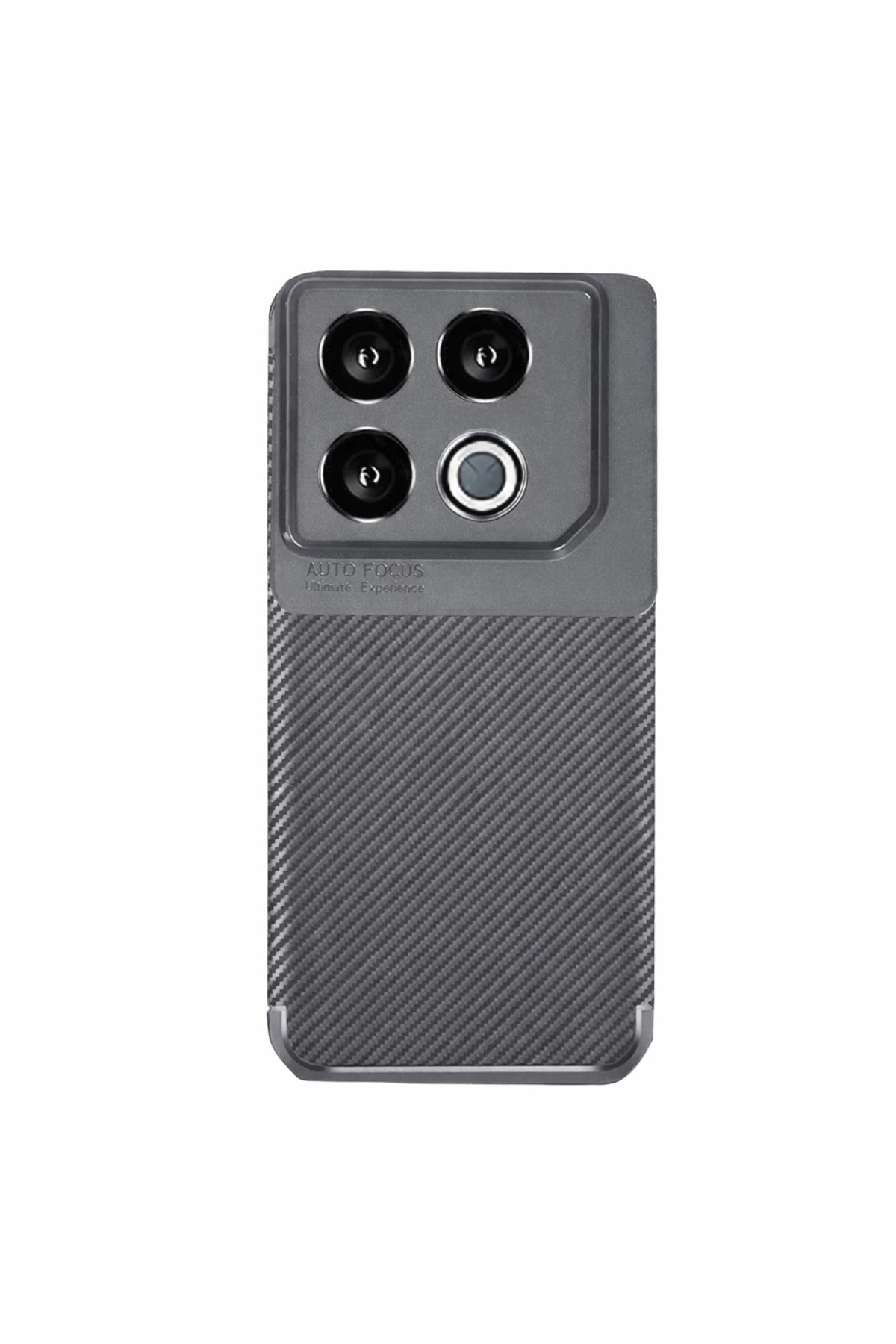 İnfinix GT 20 Pro Kılıf Auto Focus Karbon Kapak - Gri