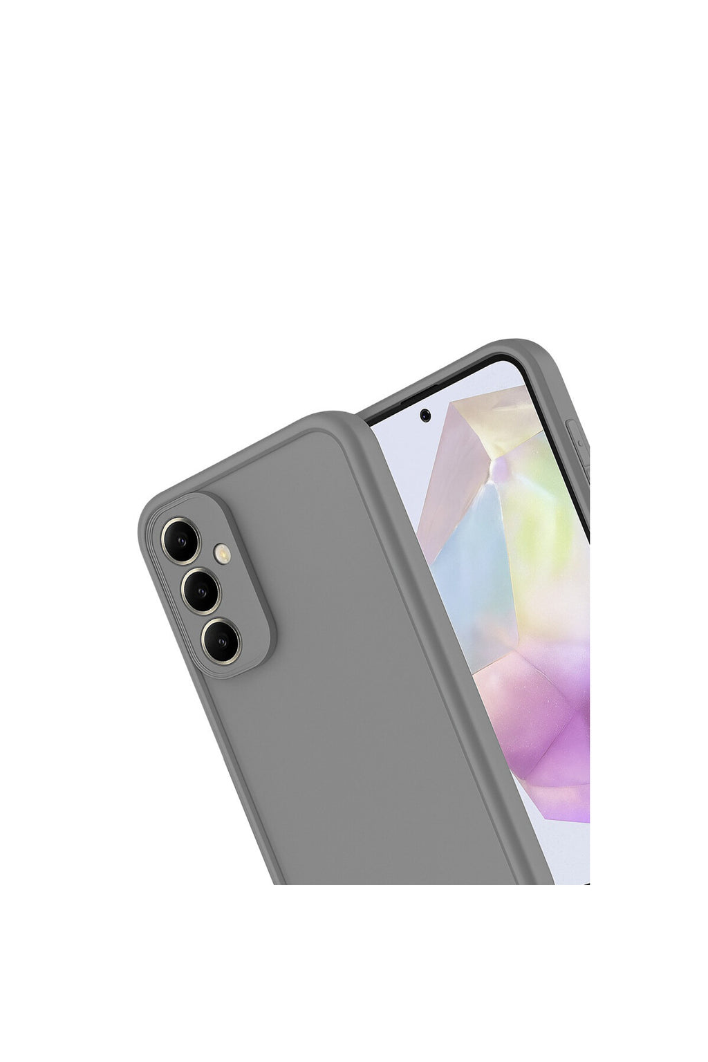 Samsung Galaxy A16 5G Uyumlu Kılıf Viera Silikon - Gri