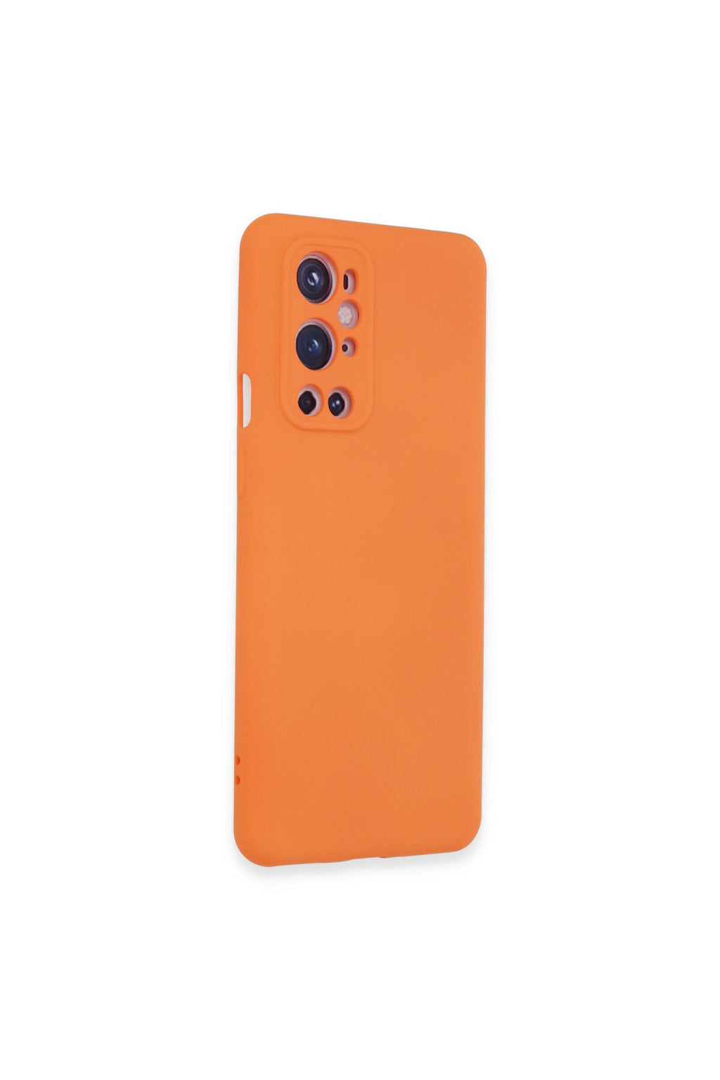 One Plus 9 Pro Kılıf Nano içi Kadife Silikon - Turuncu