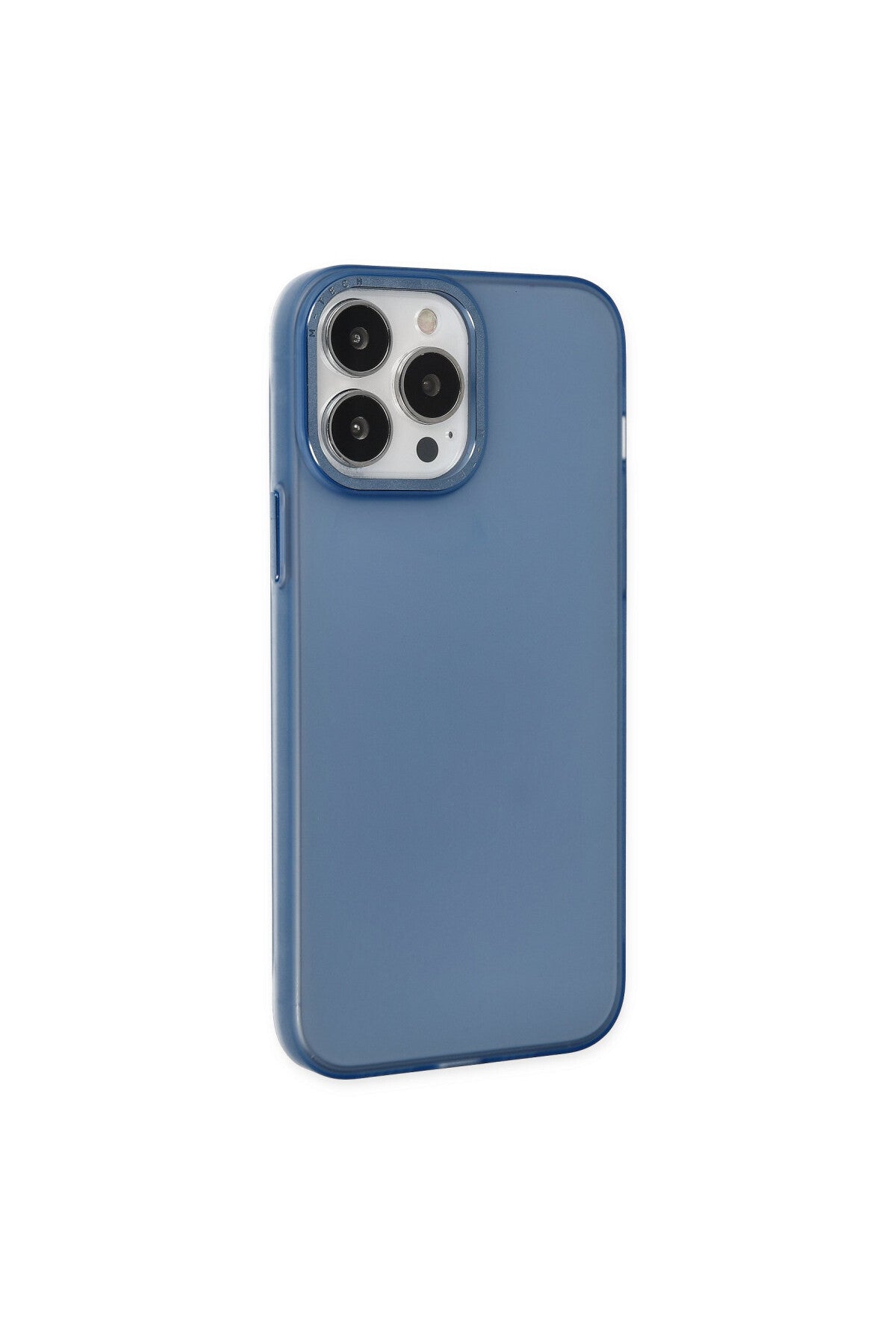 Apple iPhone 13 Pro Max Uyumlu Kılıf Modos Metal Kapak - Lacivert