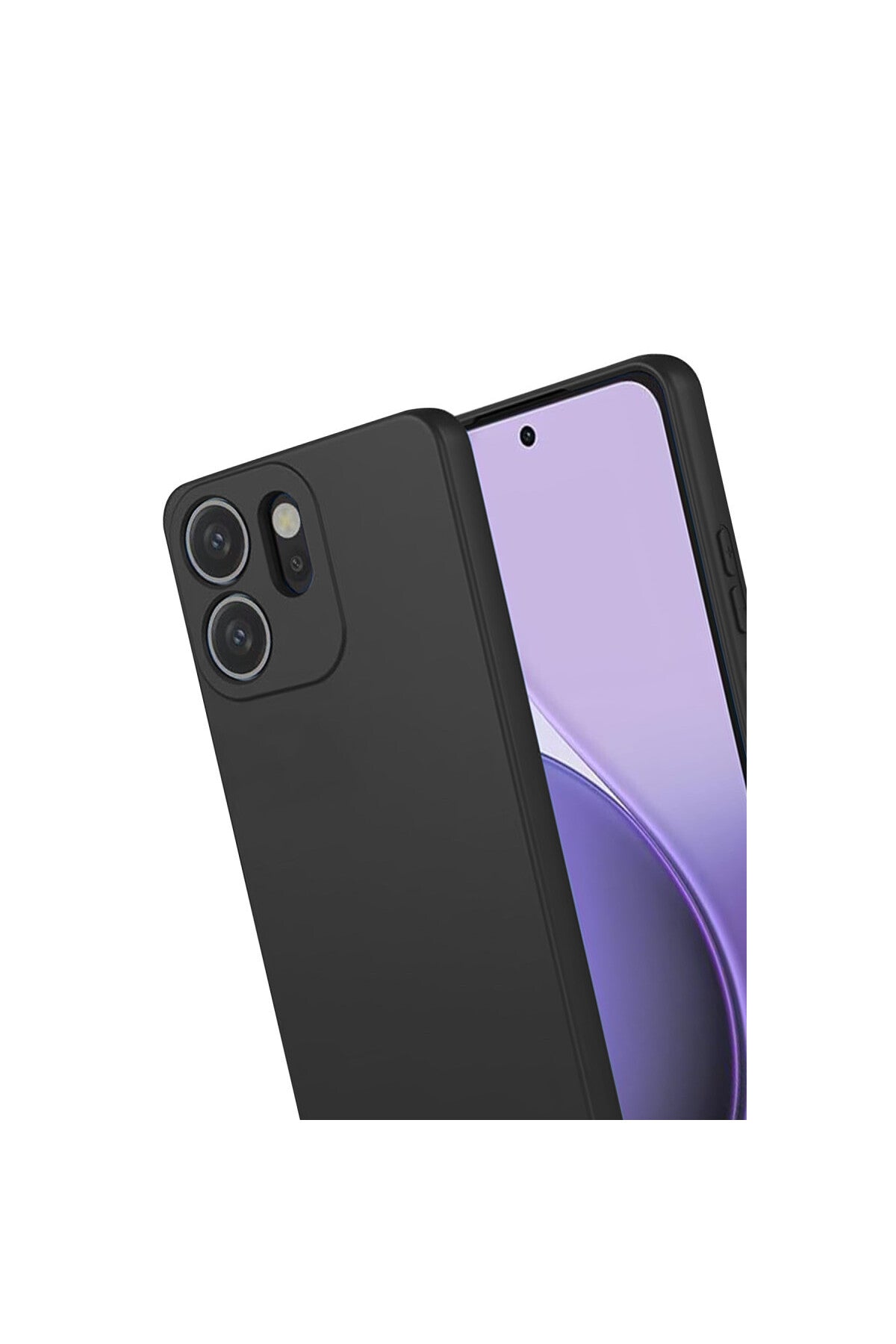 Oppo Reno 14F Uyumlu First Silikon - Siyah
