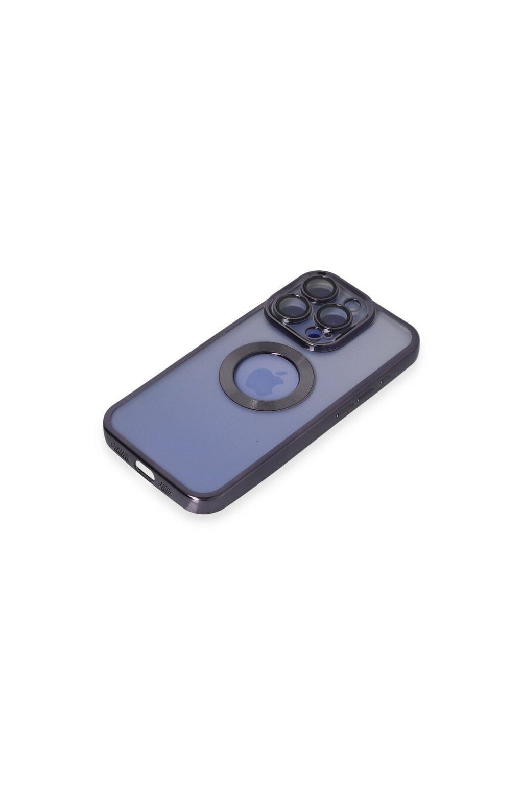 Apple iPhone 15 Pro Max Uyumlu Kılıf Slot Silikon - Mor