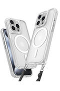 Apple iPhone 14 Pro Max Uyumlu Kılıf Enka Magsafe Silikon Kılıf - Şeffaf