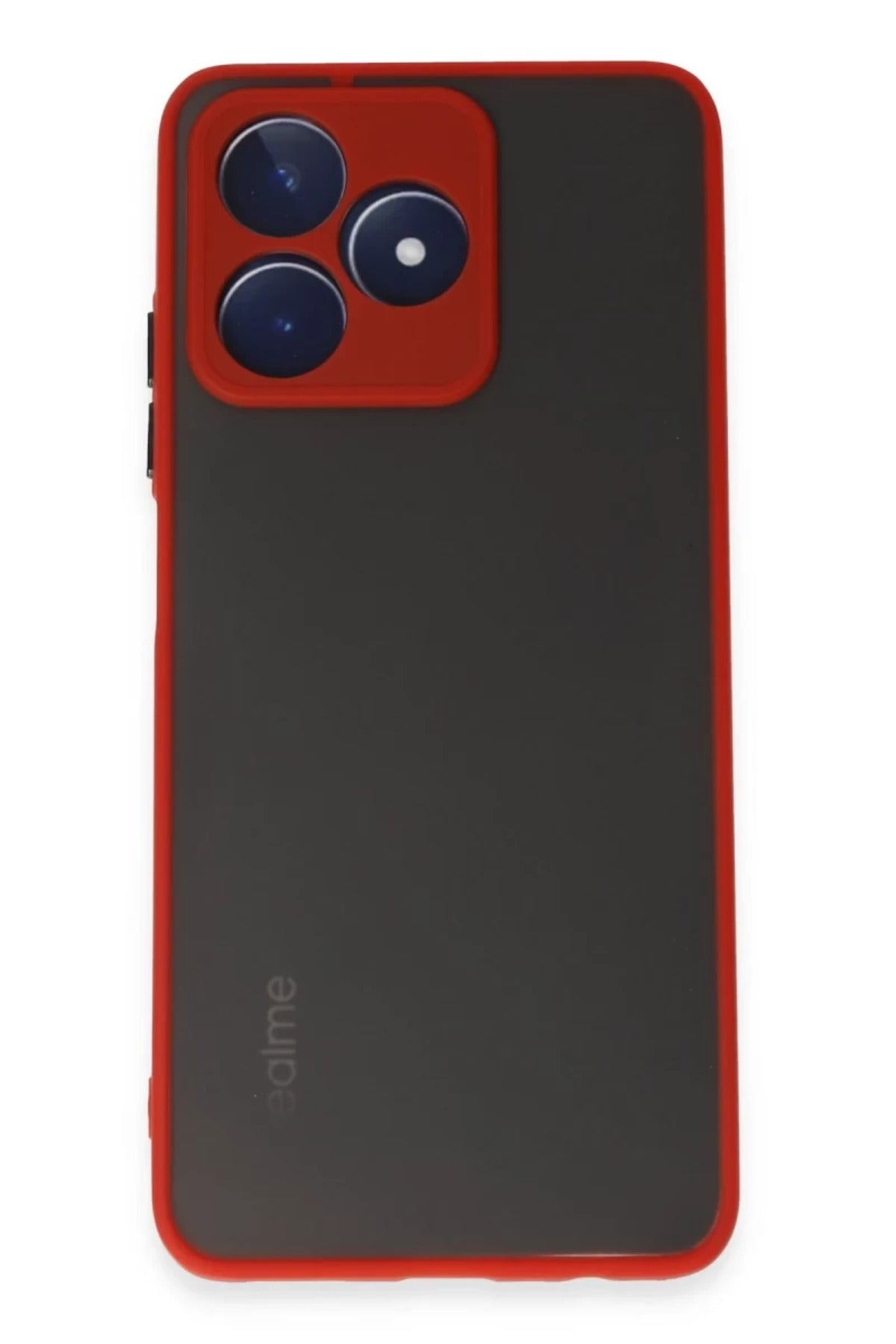 Realme C53 Uyumlu Kılıf Montreal Silikon Kapak - Kırmızı