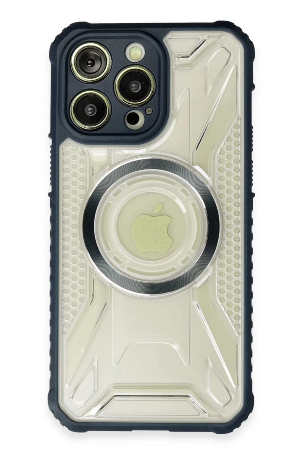 Apple iPhone 13 Pro Max Uyumlu Kılıf Prag Magneticsafe Kapak - Lacivert