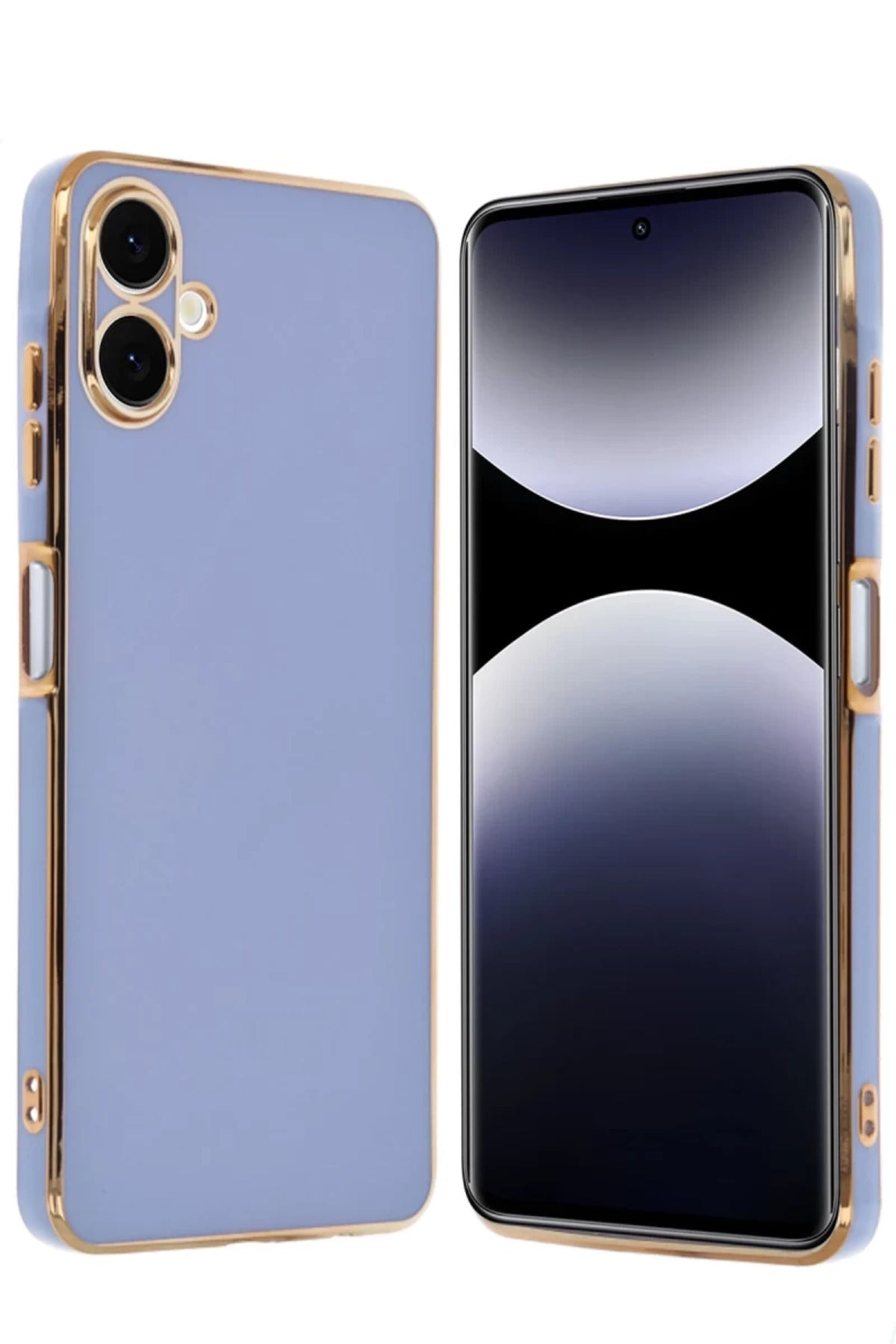 Samsung Galaxy A06 Uyumlu Kılıf Volet Silikon - Mavi