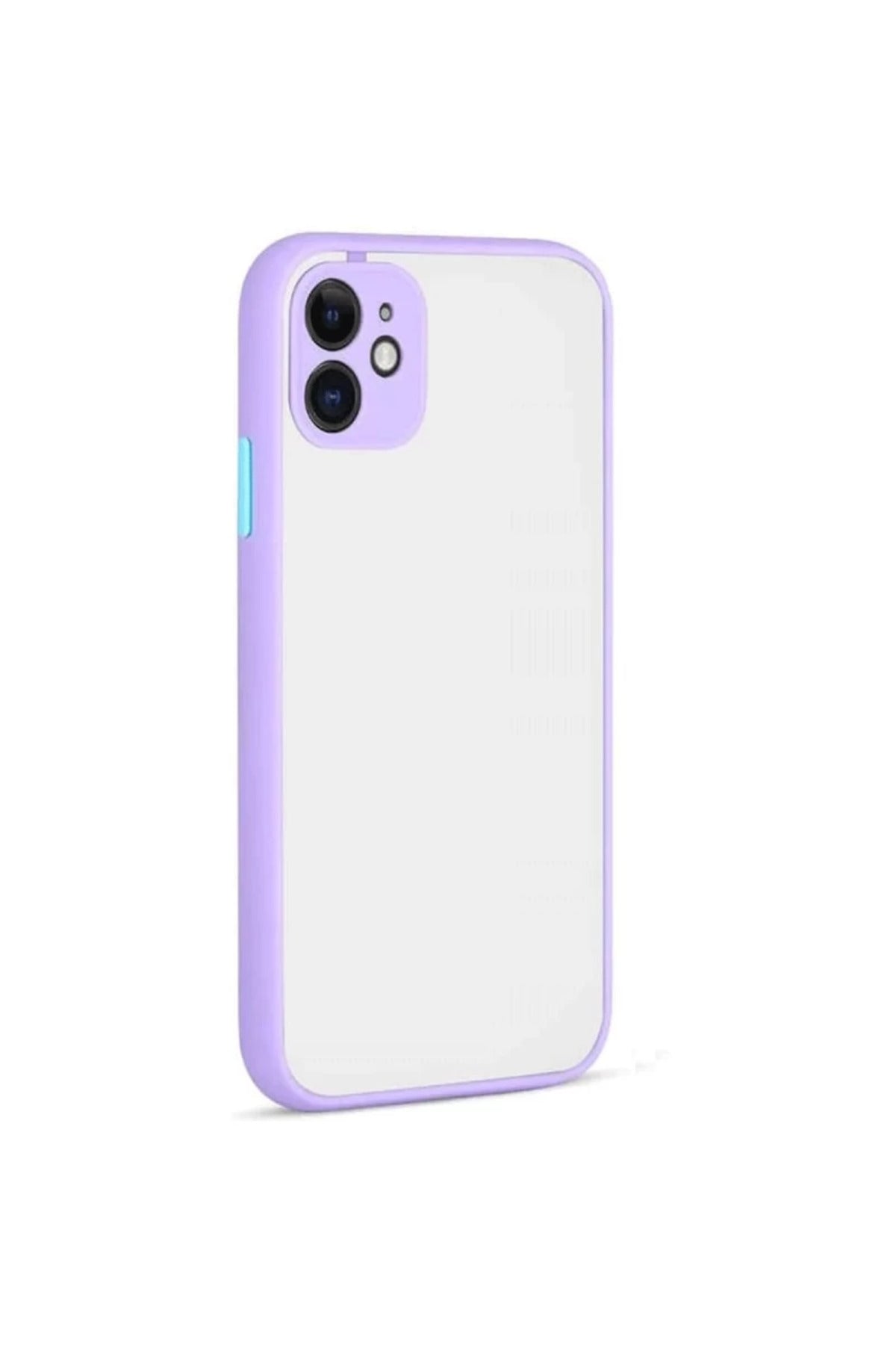 Apple iPhone 12 Uyumlu Kılıf Montreal Silikon Kapak - Mor