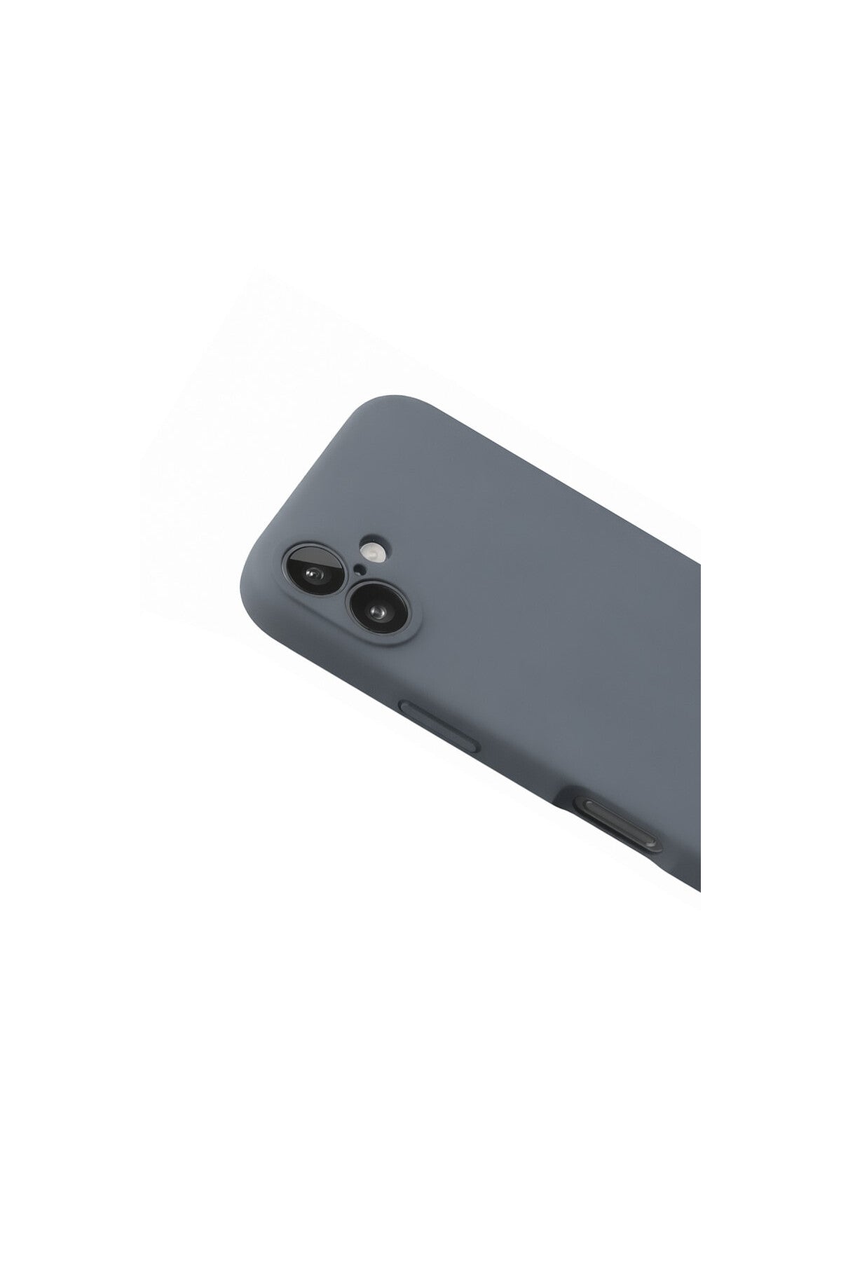 Apple iPhone 16 Plus Uyumlu Kılıf Nano içi Kadife Silikon - Gri