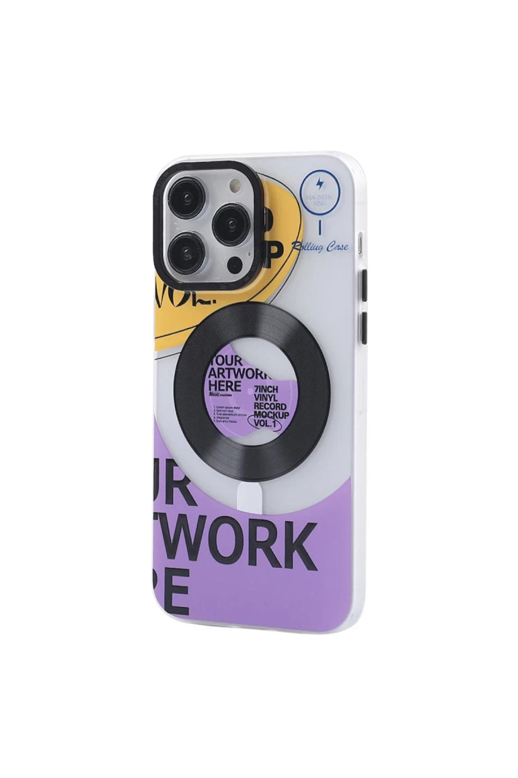 Apple iPhone 12 Pro Max Uyumlu Kılıf Apollo Magneticsafe Desenli Kapak - Apollo Şeffaf - 6