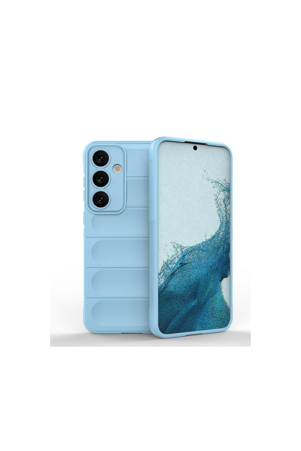 Samsung Galaxy S24 Uyumlu Kılıf Optimum Silikon - Sky Blue