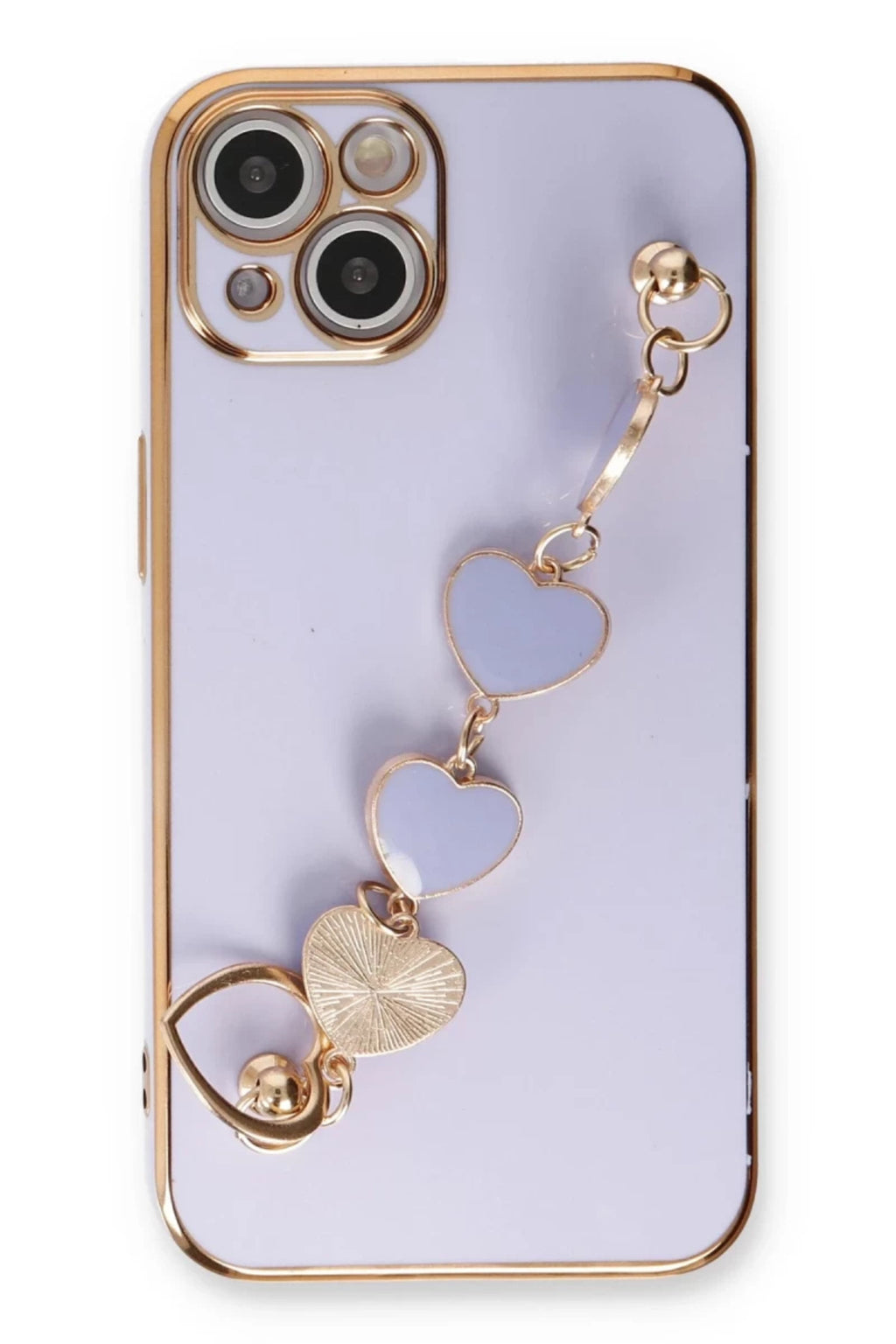 Apple iPhone 14 Uyumlu Kılıf Esila Silikon - Lila