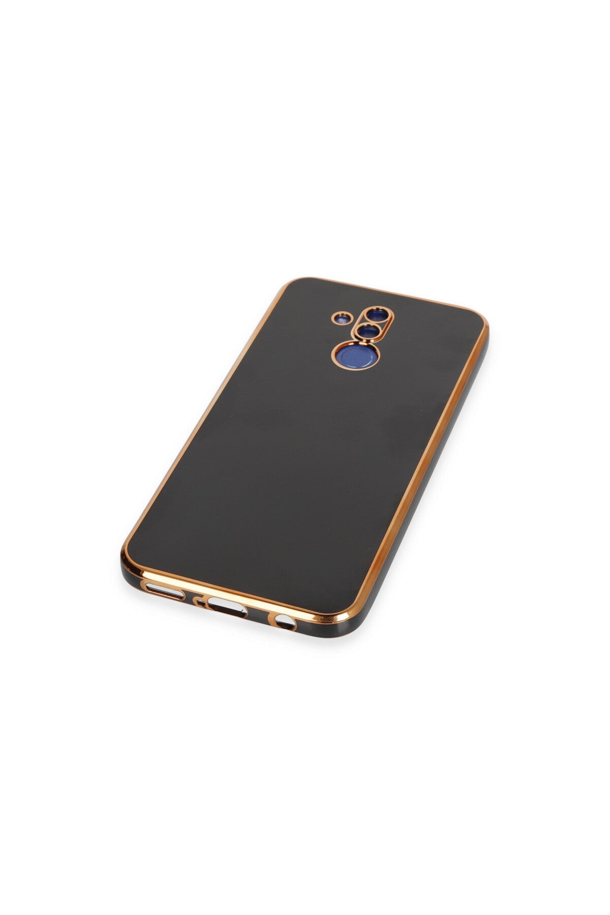 Huawei Mate 20 Lite Uyumlu Kılıf Volet Silikon - Siyah