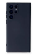 Samsung Galaxy S24 Ultra Uyumlu Kılıf Nano içi Kadife Silikon - Lacivert