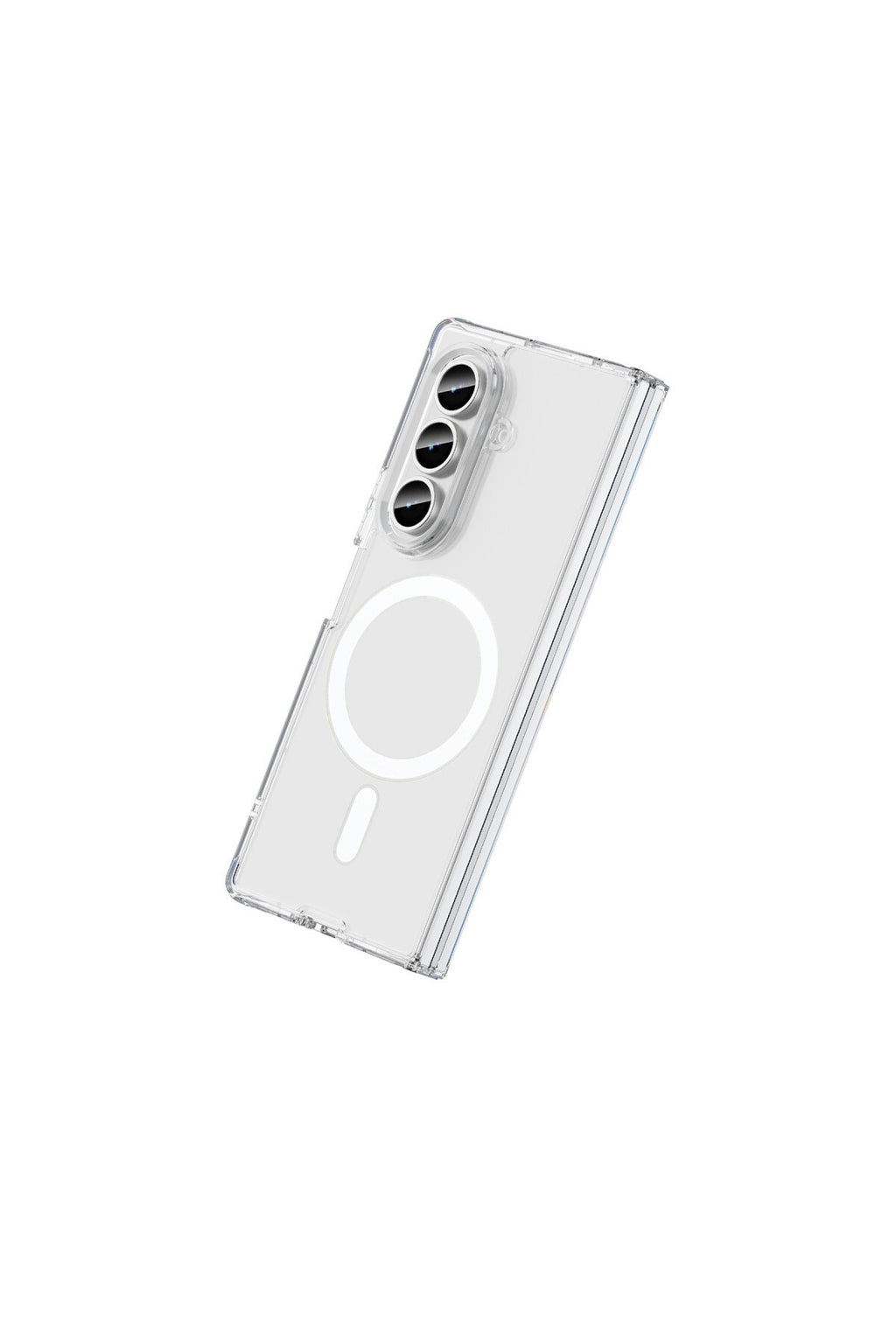 Samsung Galaxy Z Fold 7 Kılıf Magneticsafe Şeffaf Silikon - Şeffaf